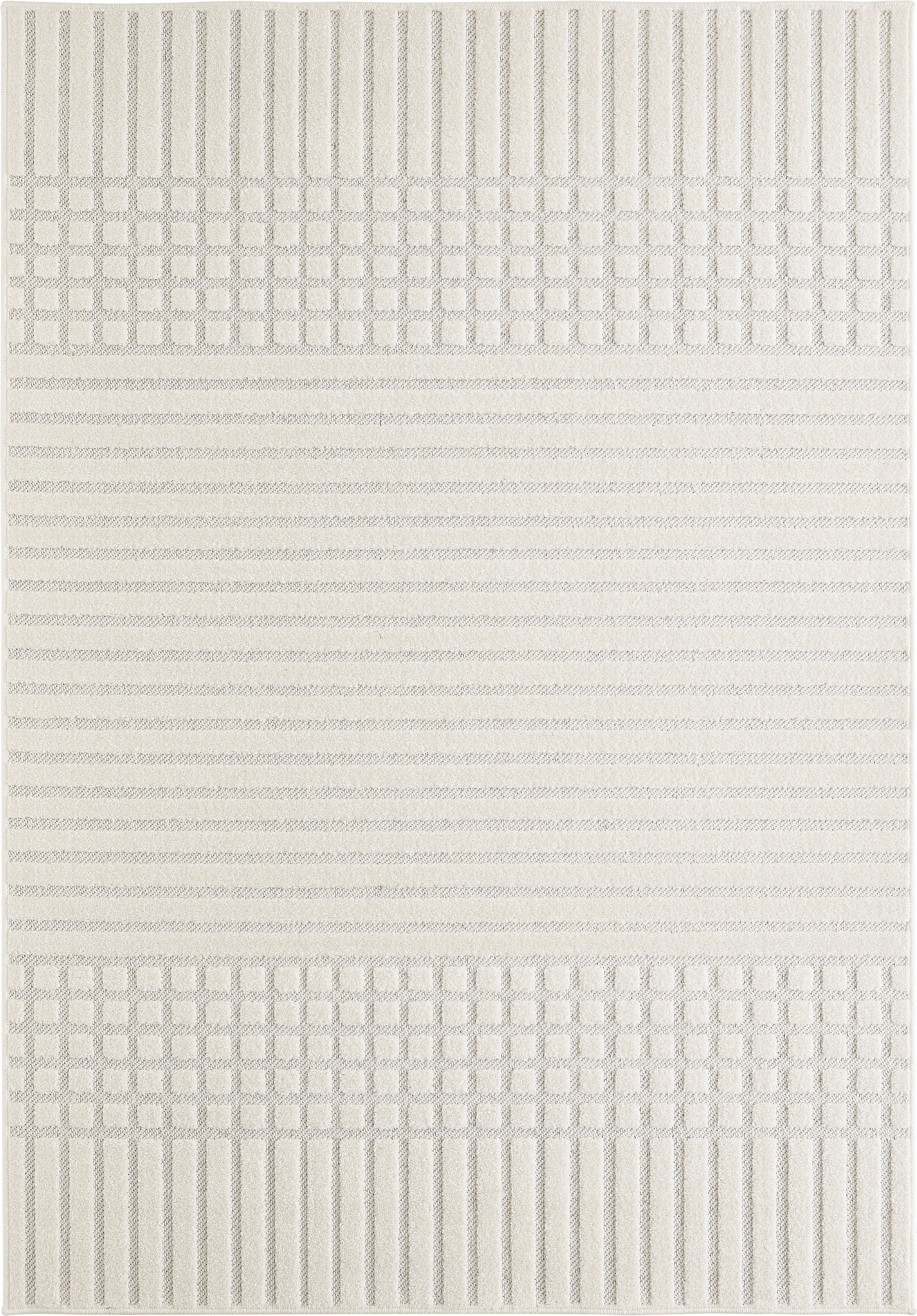 Teppich La Rochelle, Andiamo, rechteckig, Höhe: 7 mm, Boho-Skandinavischer Stil, Hoch-Tief Effekt, modern, Wohnzimmer