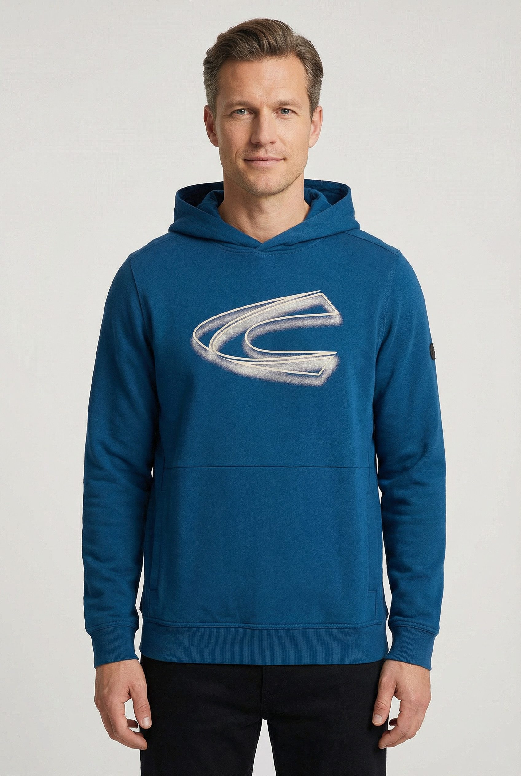 camel active Kapuzensweatshirt mit großen Frontprint