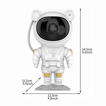 Insma Nachtlicht, LED fest integriert, Multifarbe, LED Astronaut Galaxy Projektorlampe Sternennachtlicht für Kinder Decor