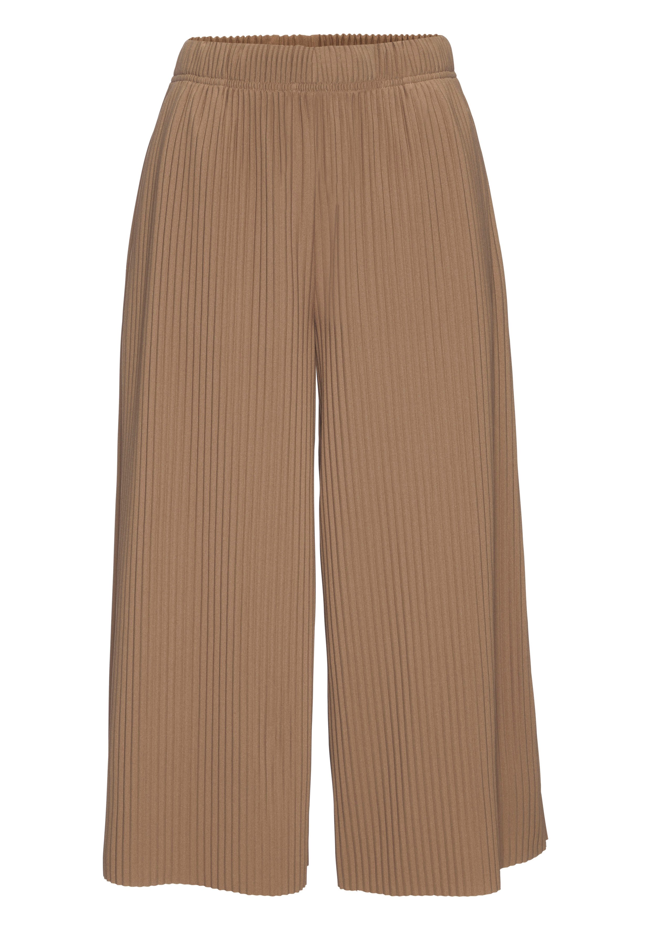 LASCANA Culotte in weiter Form mit Plisseefalten