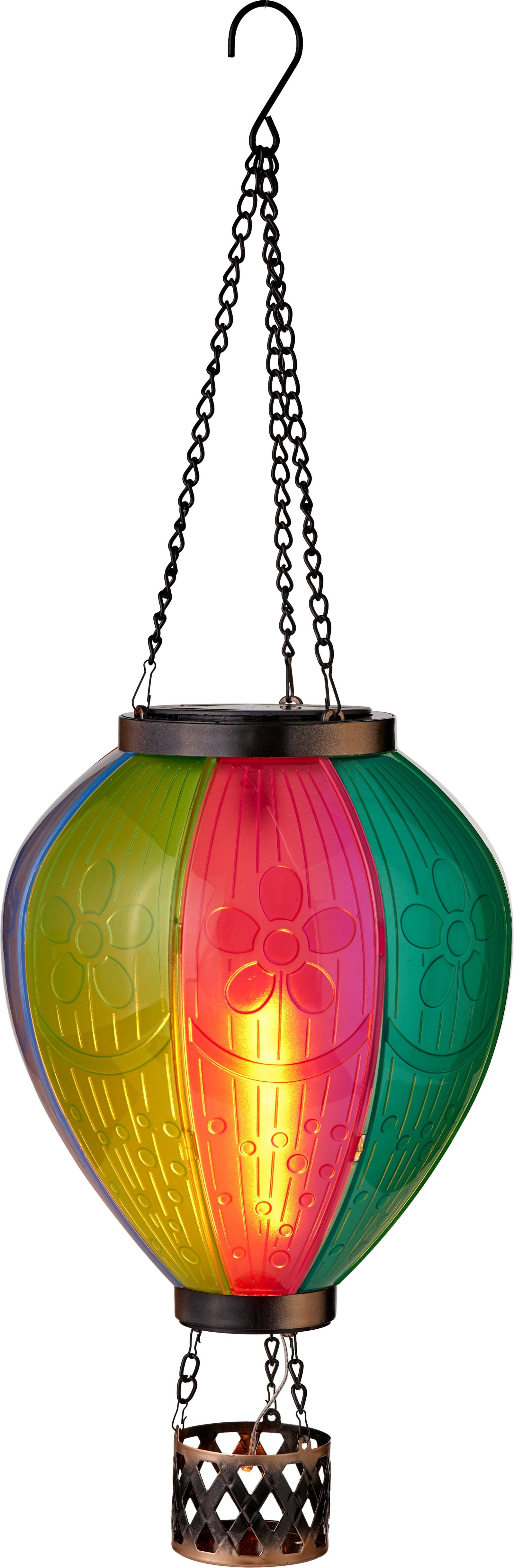 Northpoint LED Laterne Solar Heißluftballon Windlicht Dekoration 58cm Flamm günstig online kaufen