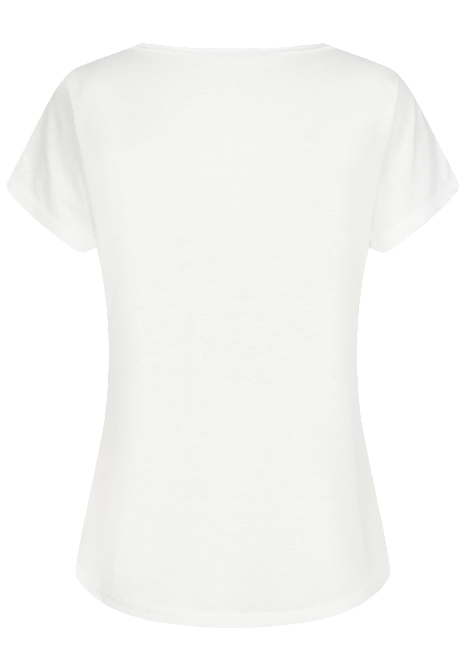 CLOUD 5IVE T-Shirt CLOUD 5IVE Viskose T-Shirt mit Traumfänger-Blumen Print günstig online kaufen