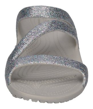 Crocs Kadee Glitter Sandal 207315-040 Plateausandale Silver