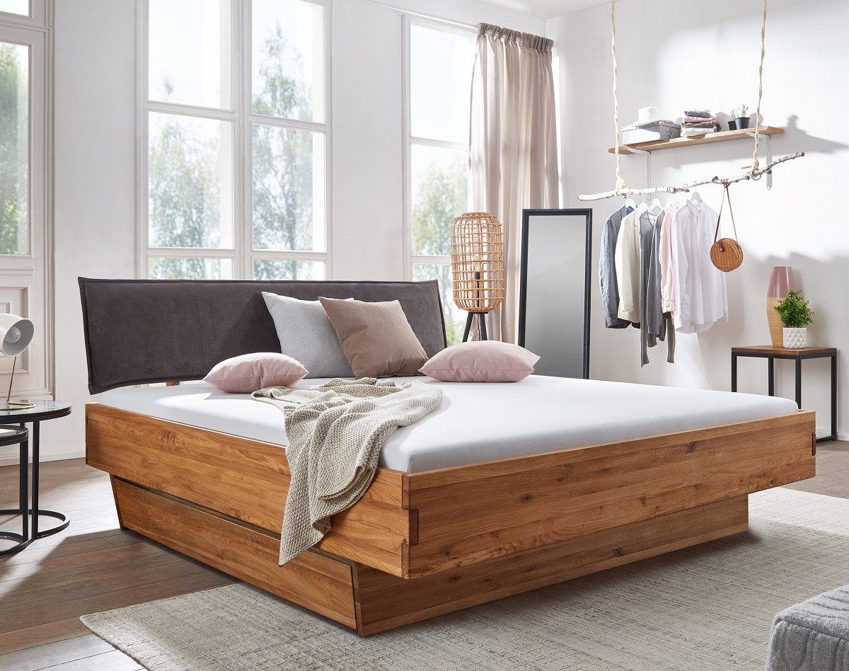 Main Möbel Massivholzbett Doppelbett mit Schubkästen günstig online kaufen