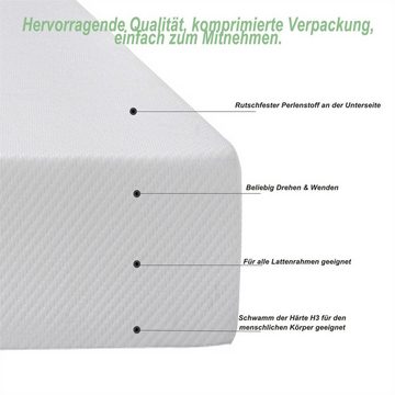 Kaltschaummatratze Matratze,H3 fest,Tagesdecke mit Antirutschpartikeln und Griffen, XDeer, ergonomisch,zertifiziert,atmungsaktiv und langlebig