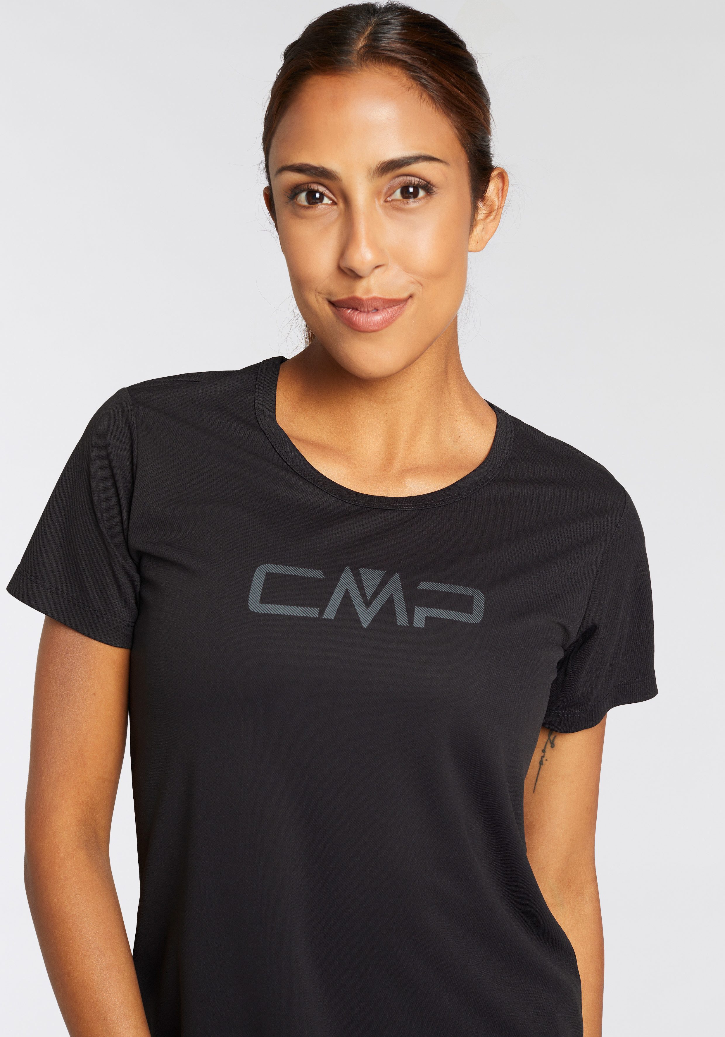 CMP Funktionsshirt WOMAN CO T-SHIRT Kurzarm, Rundhalsausschnitt, für Wandern und sportliche Aktivitäten