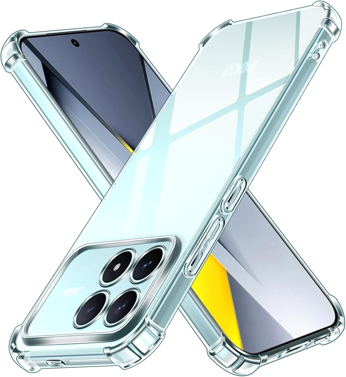 Widmann-Shop Smartphone-Hülle Poco F8 Pro Poco F8 Ultra Case Hülle Transparent Cover Hülle Handy