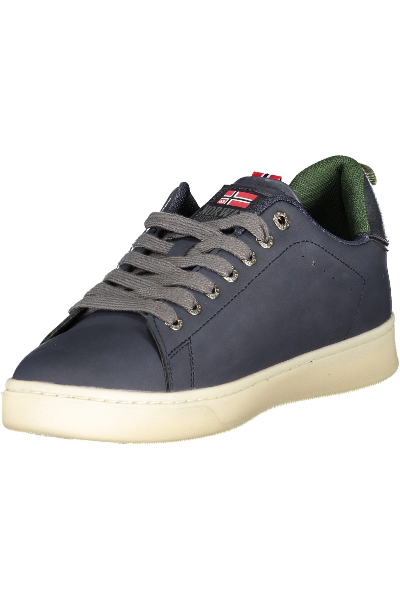 NORWAY 1963 Sneaker Herren Blaue Sportschuhe mit Details & Applikation