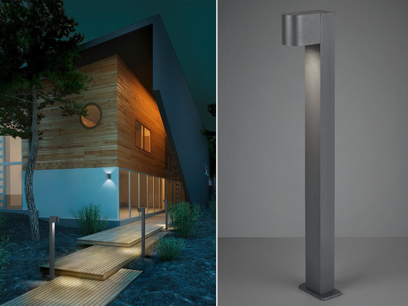 TRIO Leuchten LED Pollerleuchte, LED wechselbar, günstig online kaufen