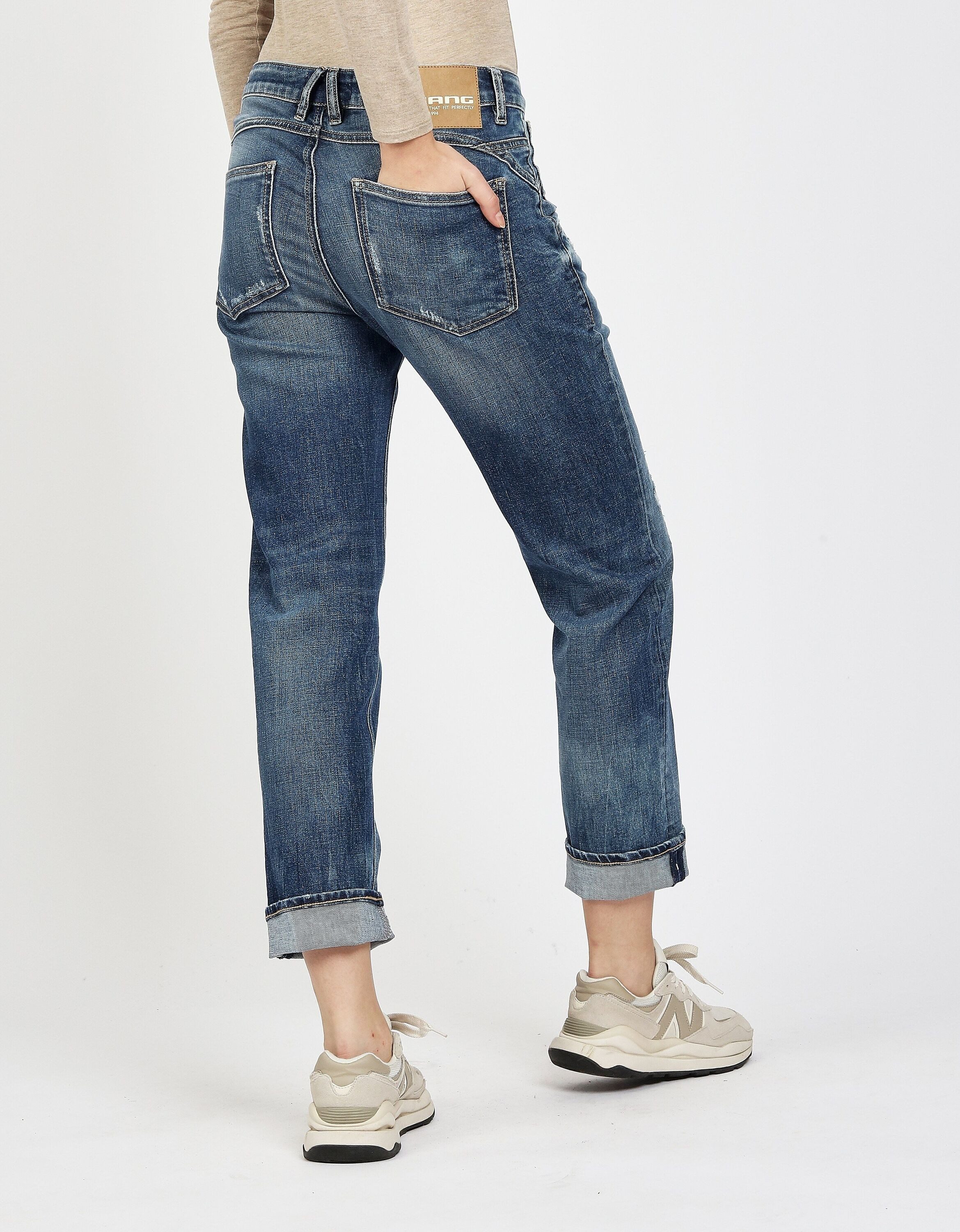 GANG 5-Pocket-Jeans 94BO CROPPED im 5-Pocket-Style