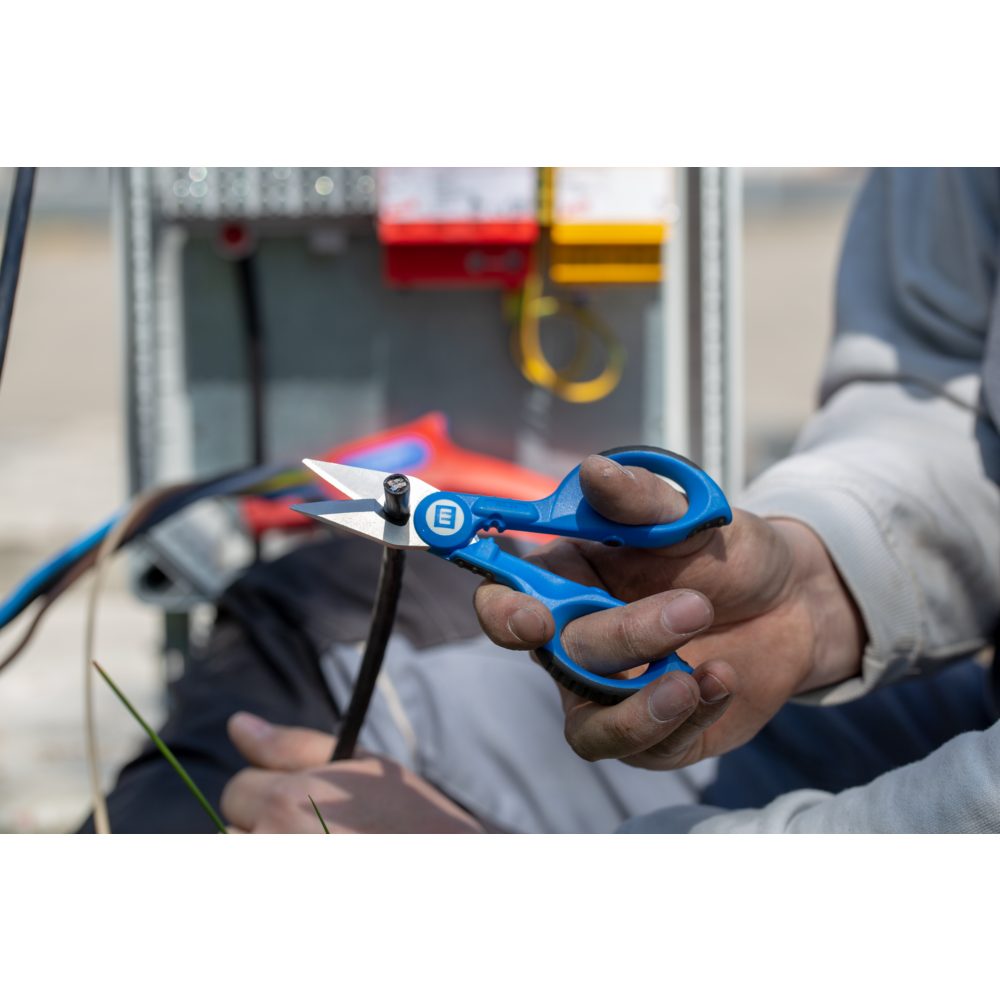WEICON Kabelschere No. 35, mit 2K-Griff inkl. Abisolier- und Crimpfunktion, 0,5 - 4 mm², TÜV-zertifiziert