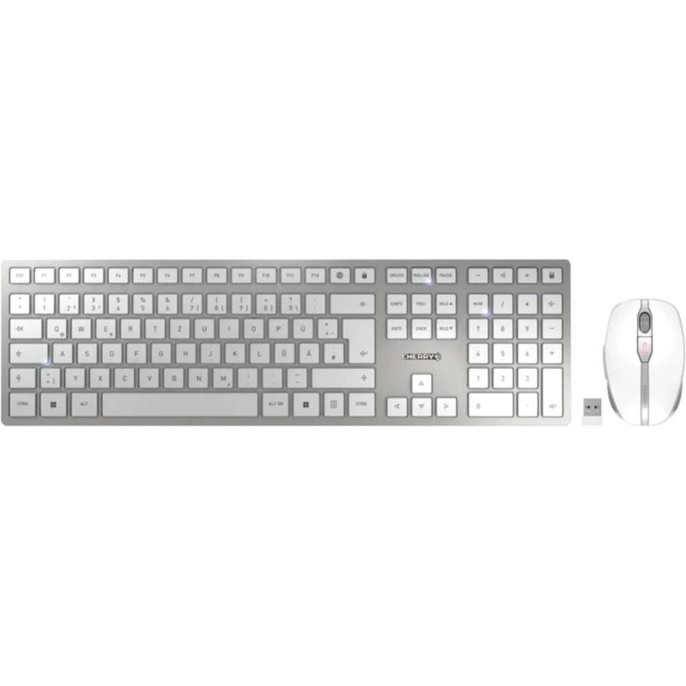 Cherry DW 9100 SLIM Tastatur Maus enthalten Universal RF Wireless + Bluetooth Wireless-Tastatur