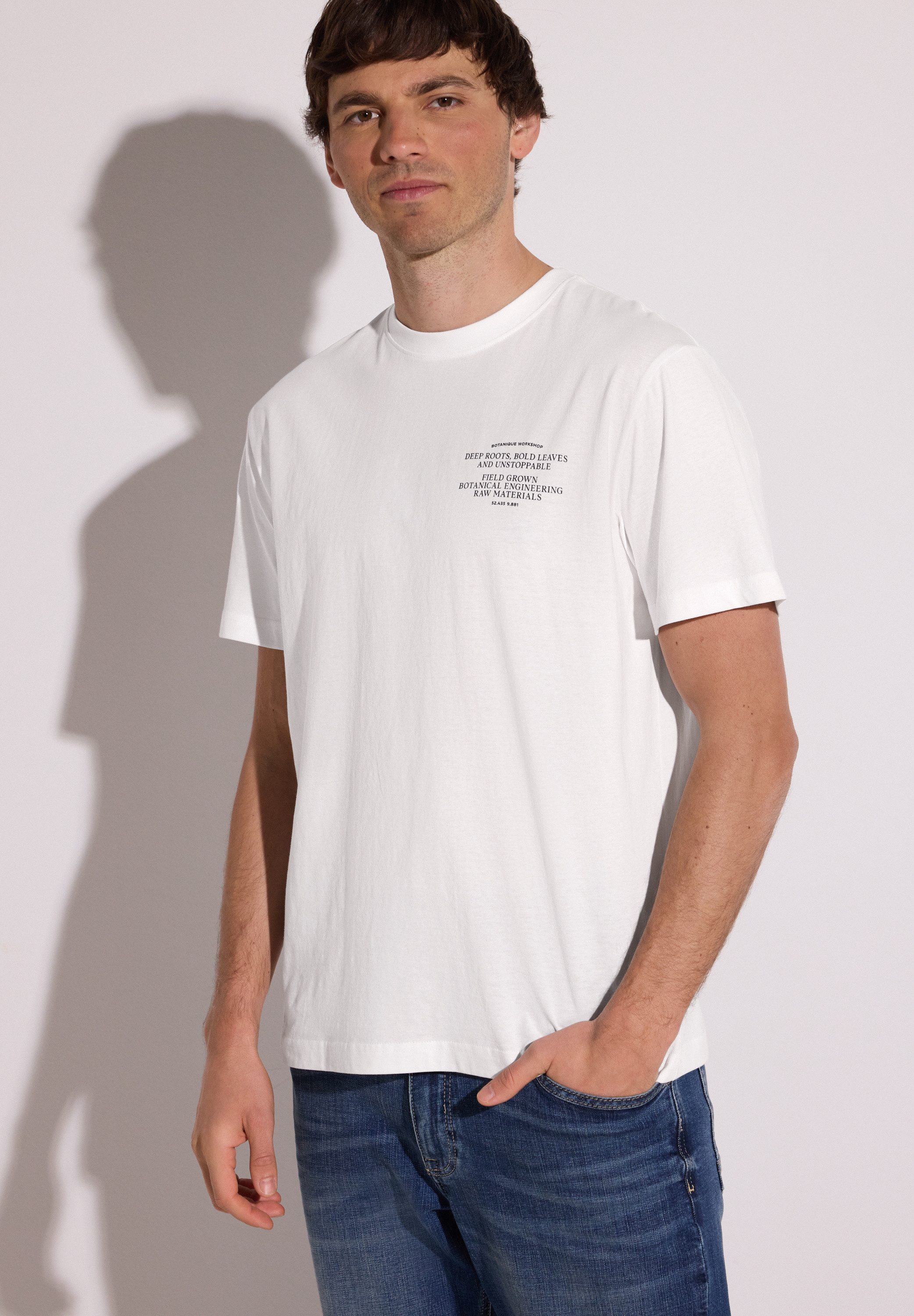 STREET ONE MEN T-Shirt aus reiner Baumwolle