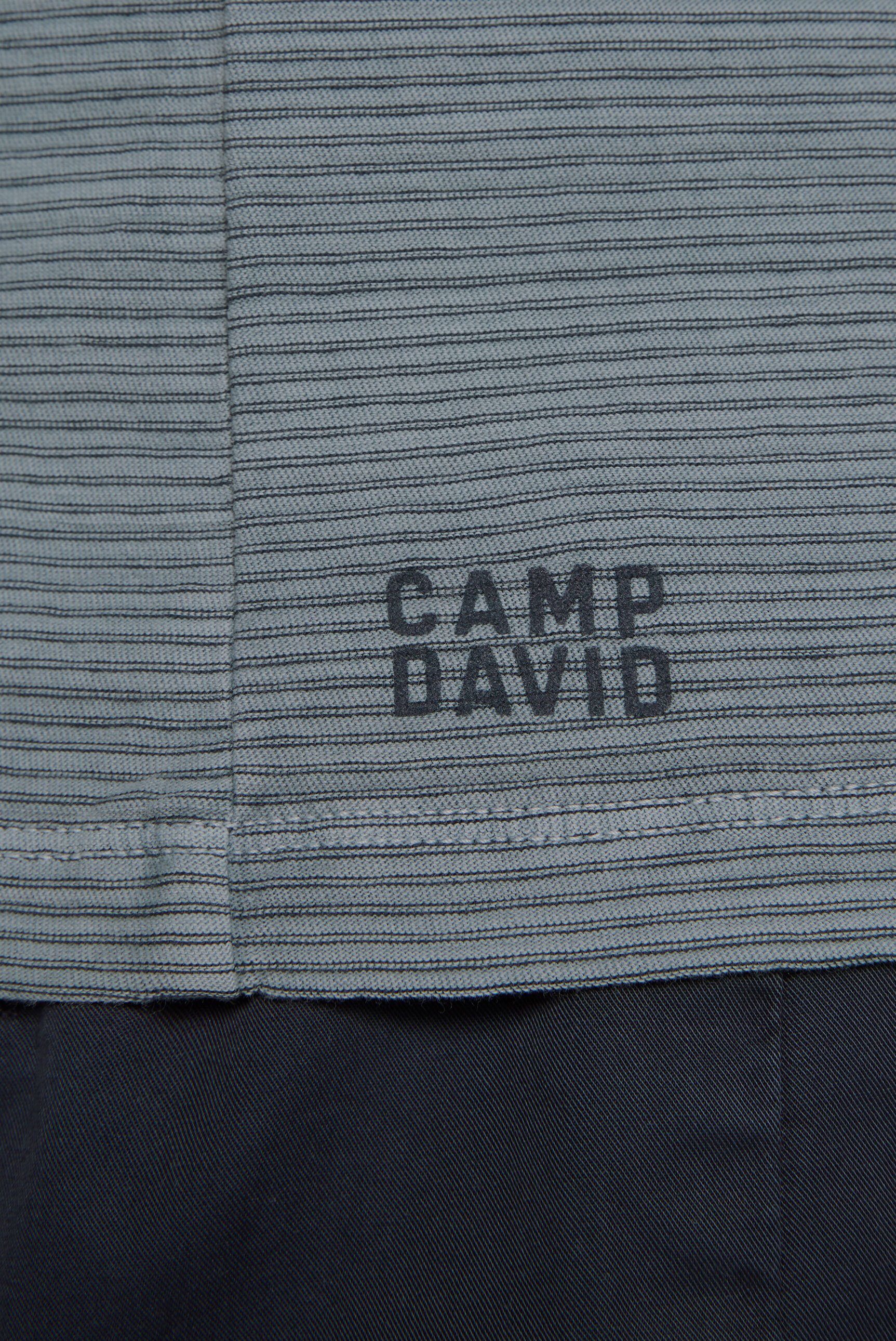 CAMP DAVID V-Shirt aus Baumwolle