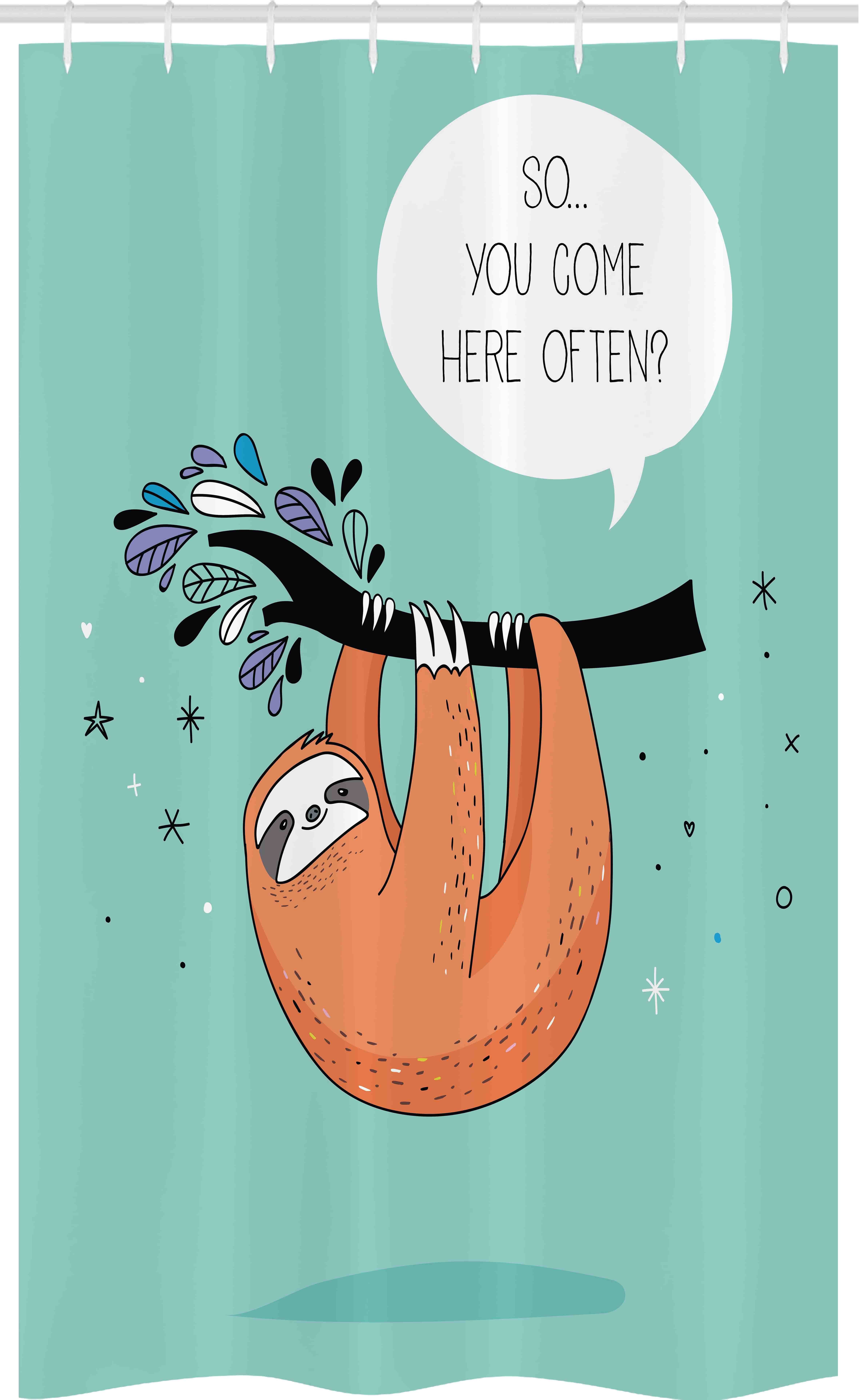 Abakuhaus Duschvorhang Badezimmer Deko Set aus Stoff mit Haken Breite 120 c günstig online kaufen