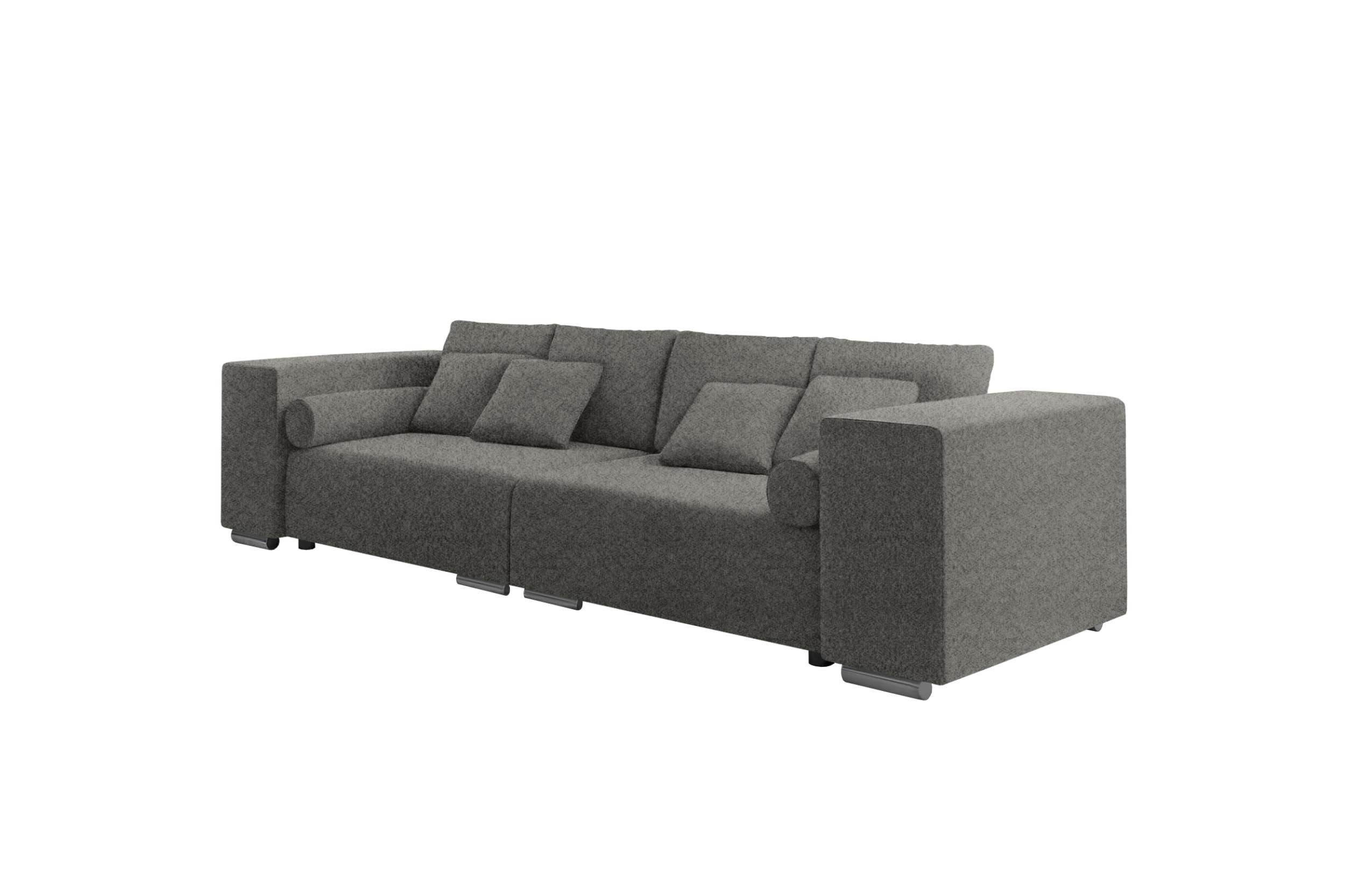 99rooms Big-Sofa Liam, Sofa, Big-Sofa, mit Bettfunktion 147×230 cm, Sitzkomfort, 4 Rückenkissen, 6 Zierkissen
