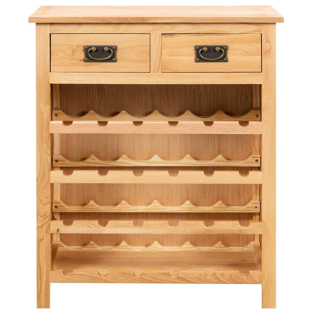 vidaXL Weinregal NA Weinregal Flaschenregal Weinschrank Flaschenständer 72x32x90 cm Mas