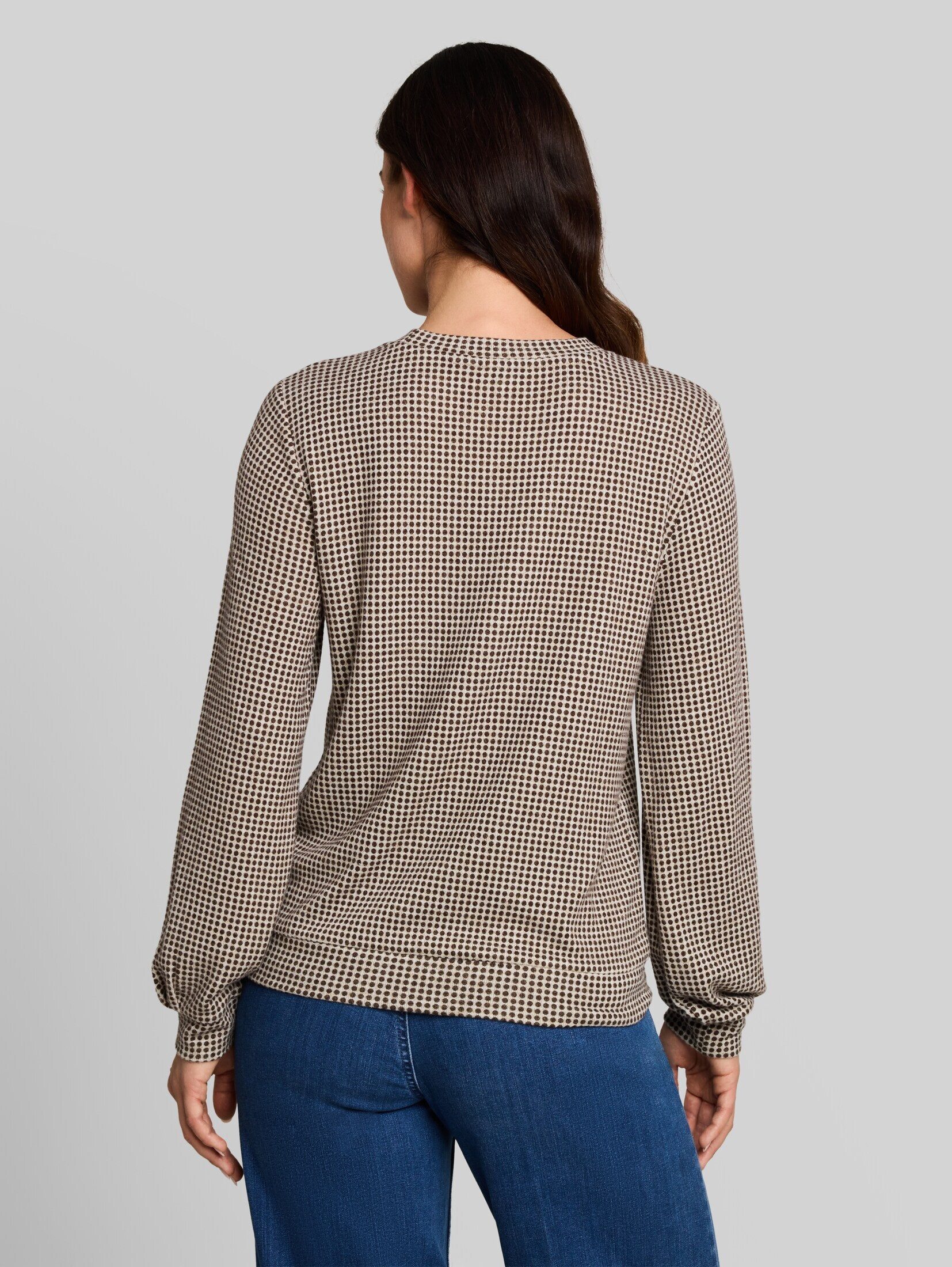 TOM TAILOR Langarmshirt T-Shirt (im Einserpack) Cosy Langarmshirt mit Muster – Bild 3 von 5
