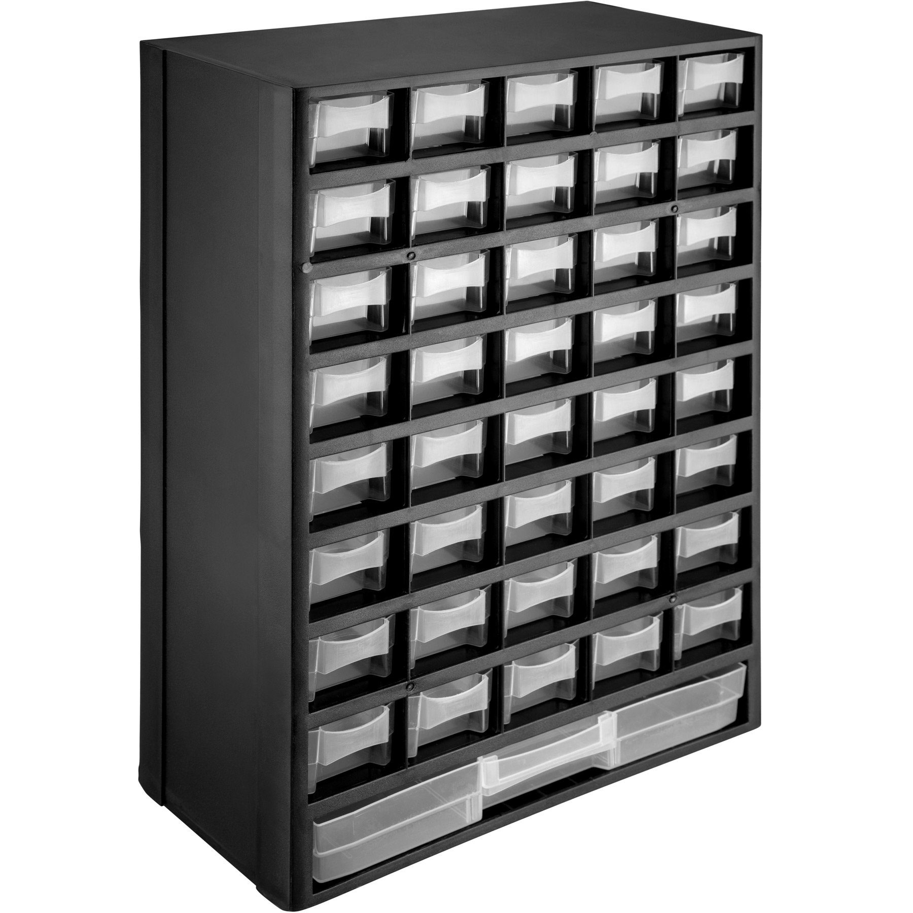 vidaXL 2x Kleinteilemagazin mit 41 Fächern Kunststoff Sortimentskasten Ordnung 