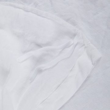 Bettwäsche Leinen Deckenbezug, stonewashed, weiß, By Native, weich, hochwertig, atmungsaktiv, hautfreundlich, wärmeregulierend