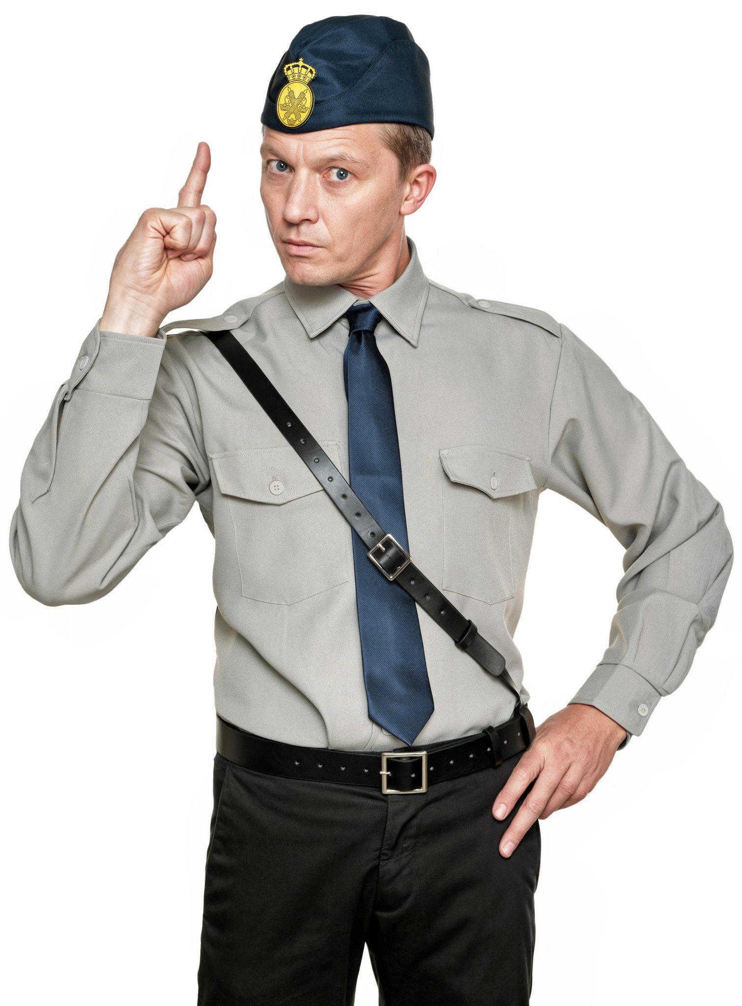 Maskworld Polizei-Kostüm Pippi Langstrumpf – Kling & Klang Polizisten Kostü, Die originalgetreue Uniform der beiden Dorfpolizisten aus den Pippi La