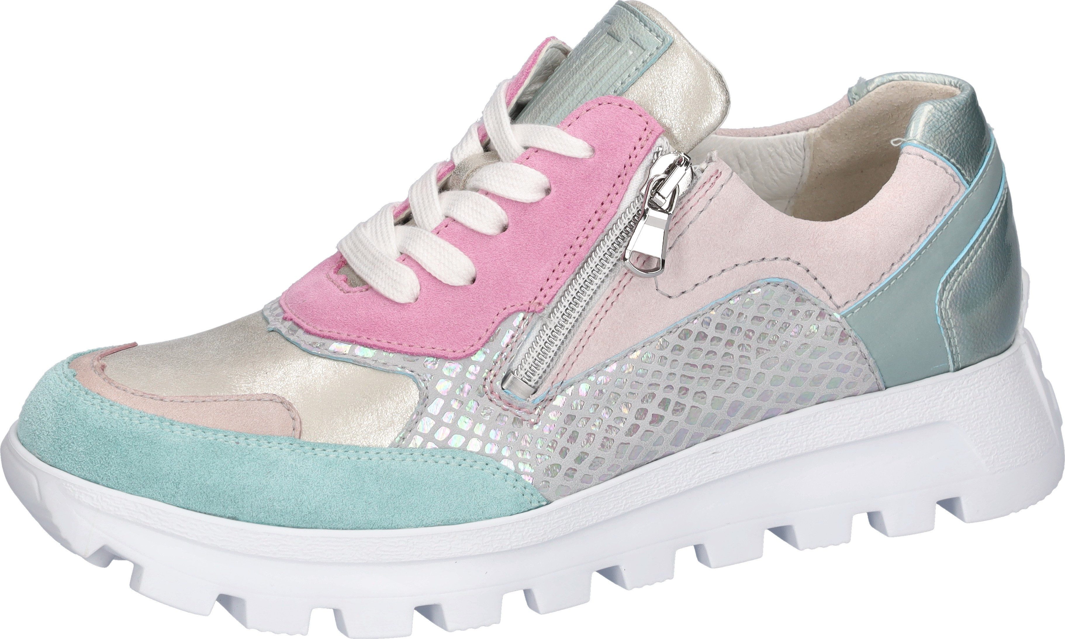 Waldläufer H-AJALA Sneaker Schnürschuh, Halbschuh, Komfortschuh mit Reißver günstig online kaufen