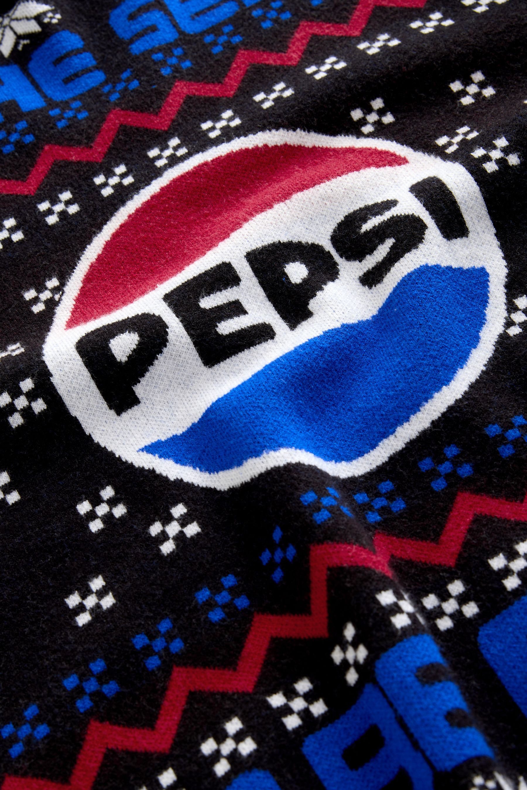 Next Rundhalspullover Regular Fit Fairisle-Rundhalspullover, Pepsi (1-tlg)