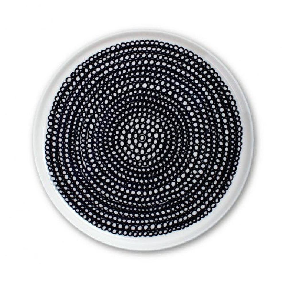 Marimekko Тарелка для завтрака Тарелки Oiva - Siirtolapuutarha Schwarz-Weiß (20cm)