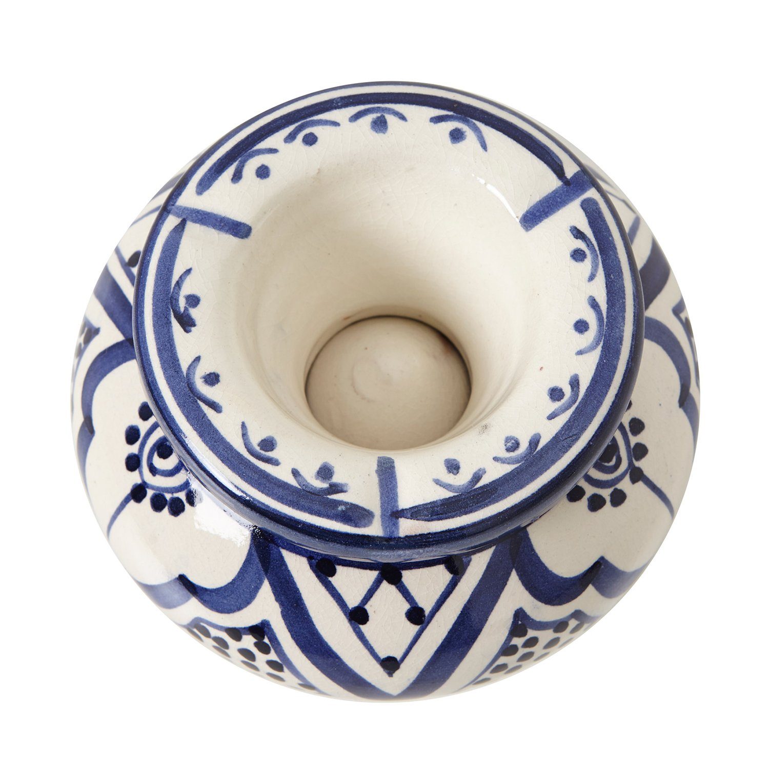 Aschenbecher Weihnachtsdeko, Marokkanischer Marrakesch Aschenbecher Keramik Weiß Casa Windaschenbecher Moro handgetöpfert, Kunsthandwerk aus handbemalt,