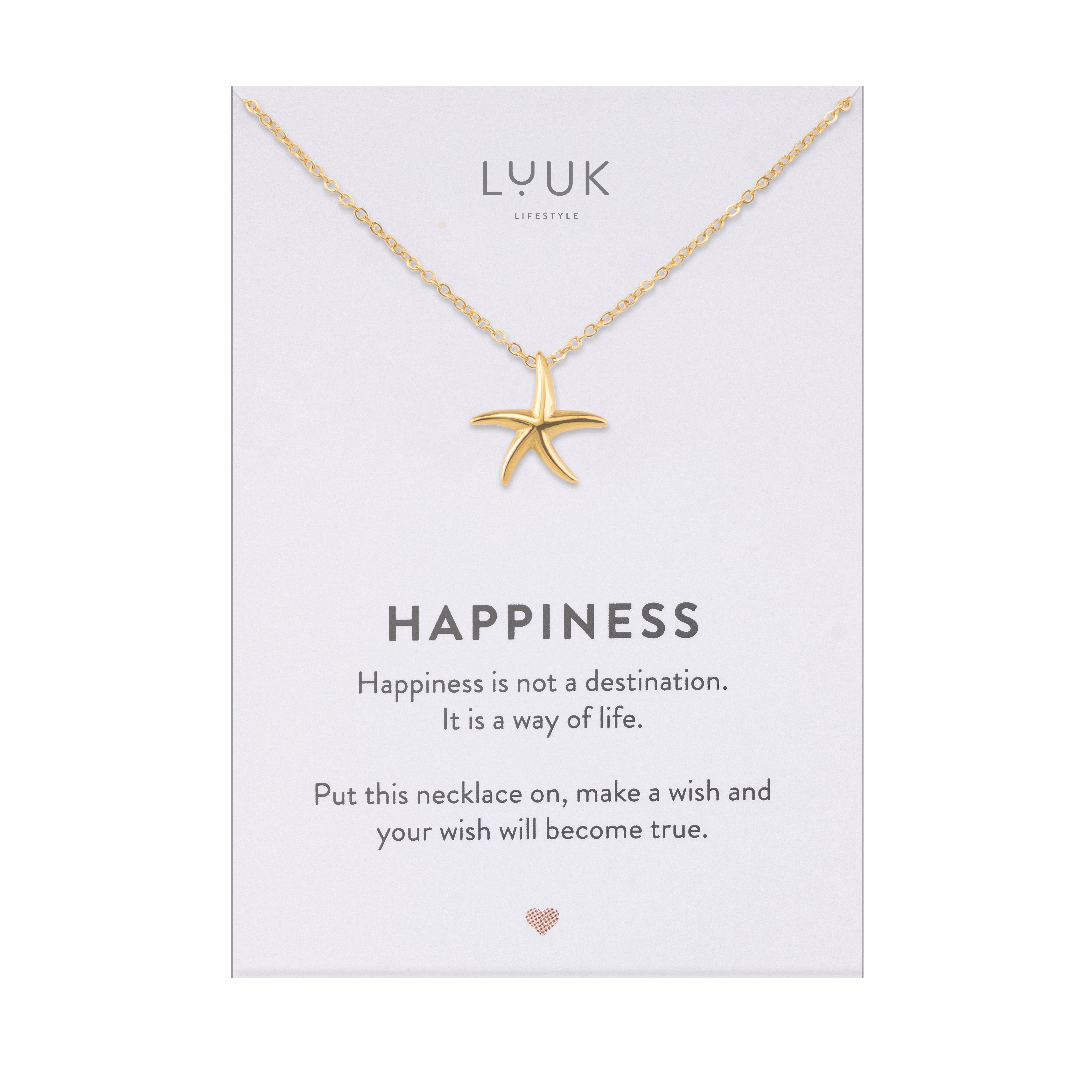 LUUK LIFESTYLE Kette mit Anhänger Seestern, günstig online kaufen