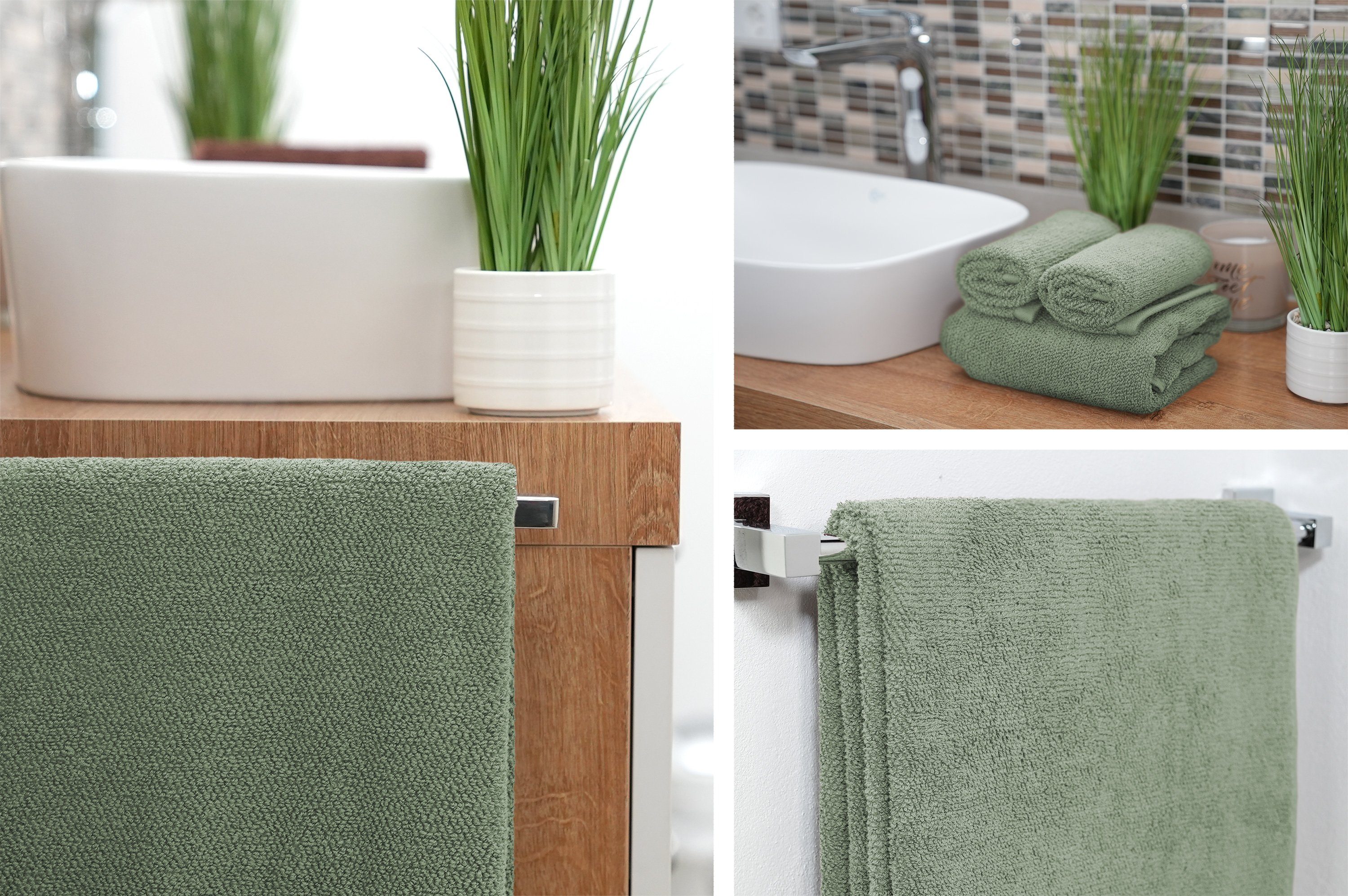 Beautex Handtuch Set Handtuch Set, Made in Europe, Frottier (Multischlaufen günstig online kaufen