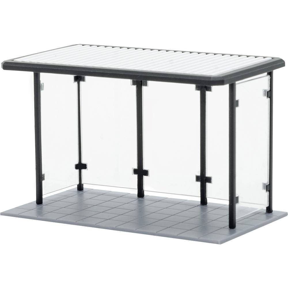 Kibri Modelleisenbahn-Gebäude N Bushaltestelle mit Flachdach 37125