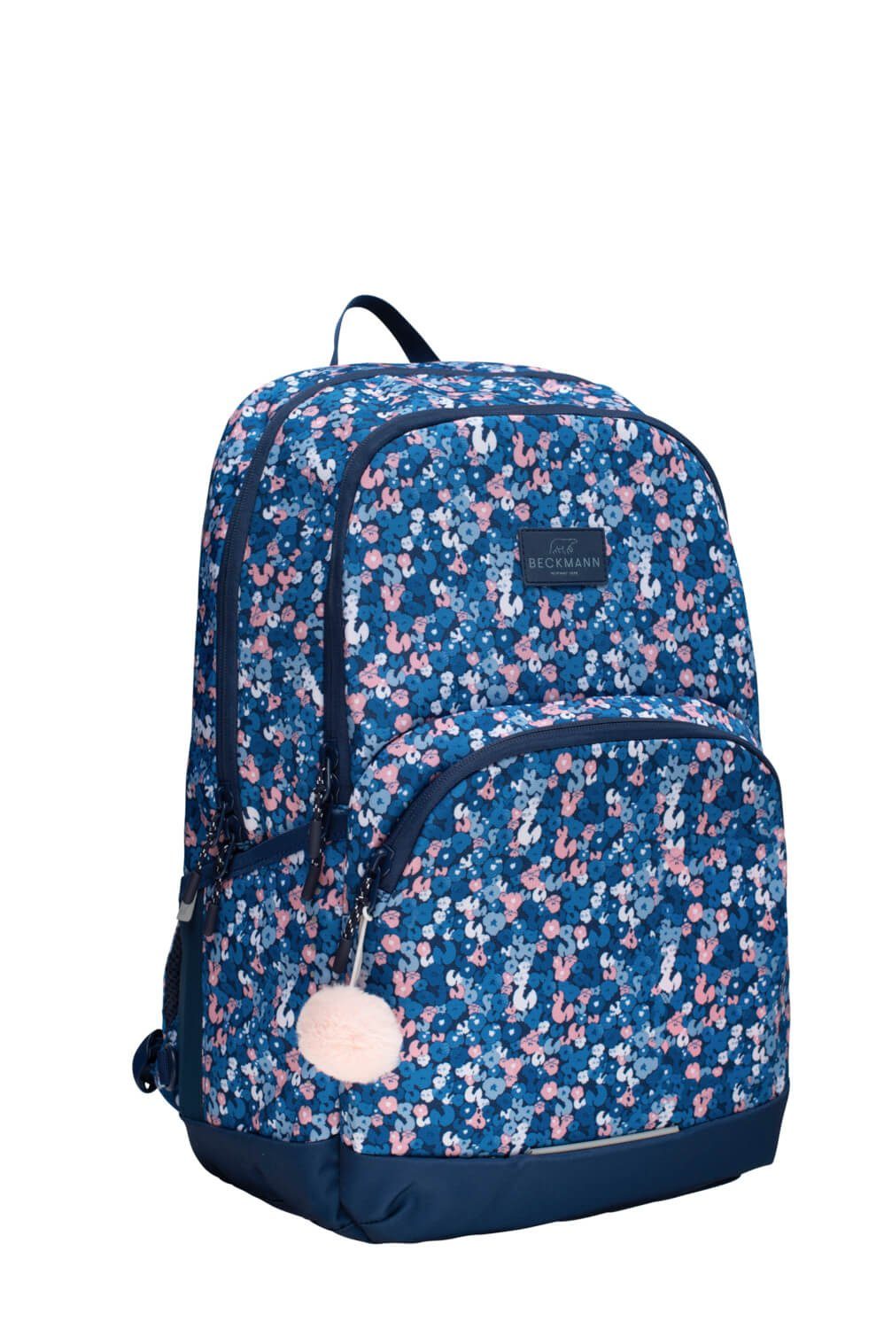 Beckmann Norway Plüschanhänger Bommel Pink/White