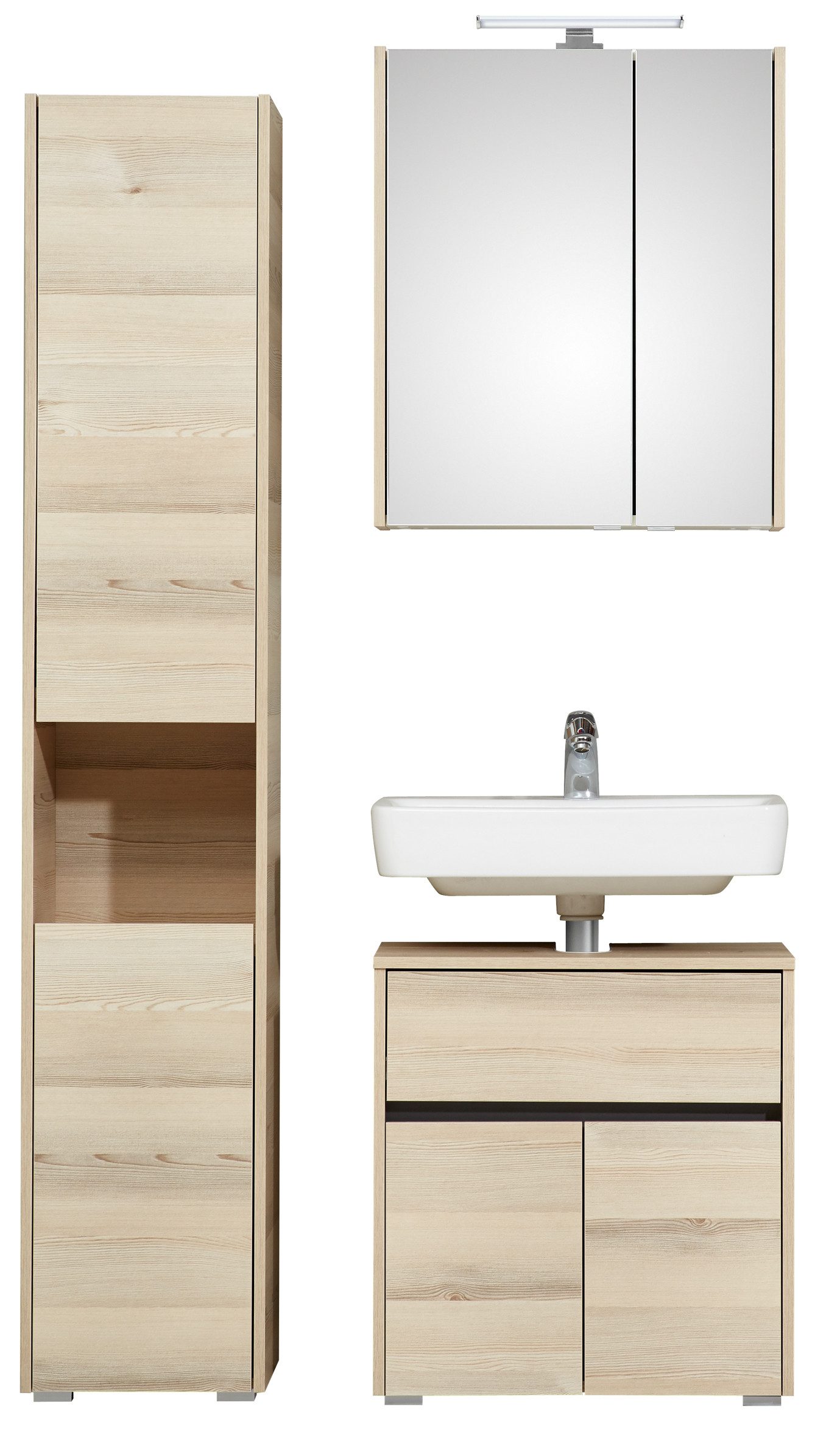 Saphir Badmöbel-Set Quickset 393, (Komplett-Set, 3-St)