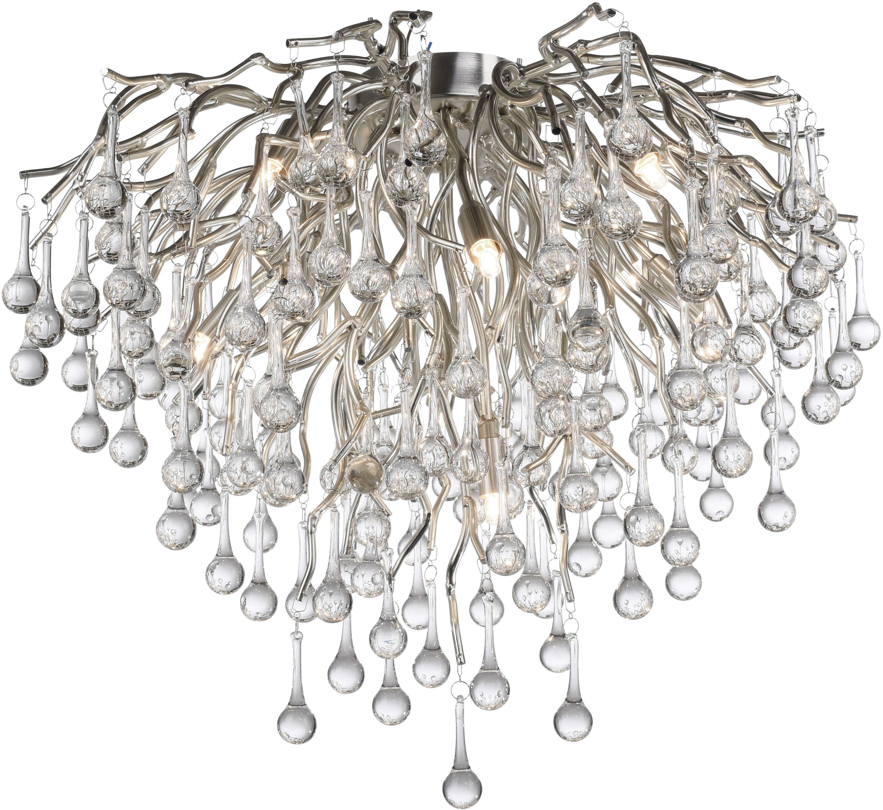 Paul Neuhaus Deckenleuchte ICICLE, ohne Leuchtmittel, ExklusiveG9 günstig online kaufen