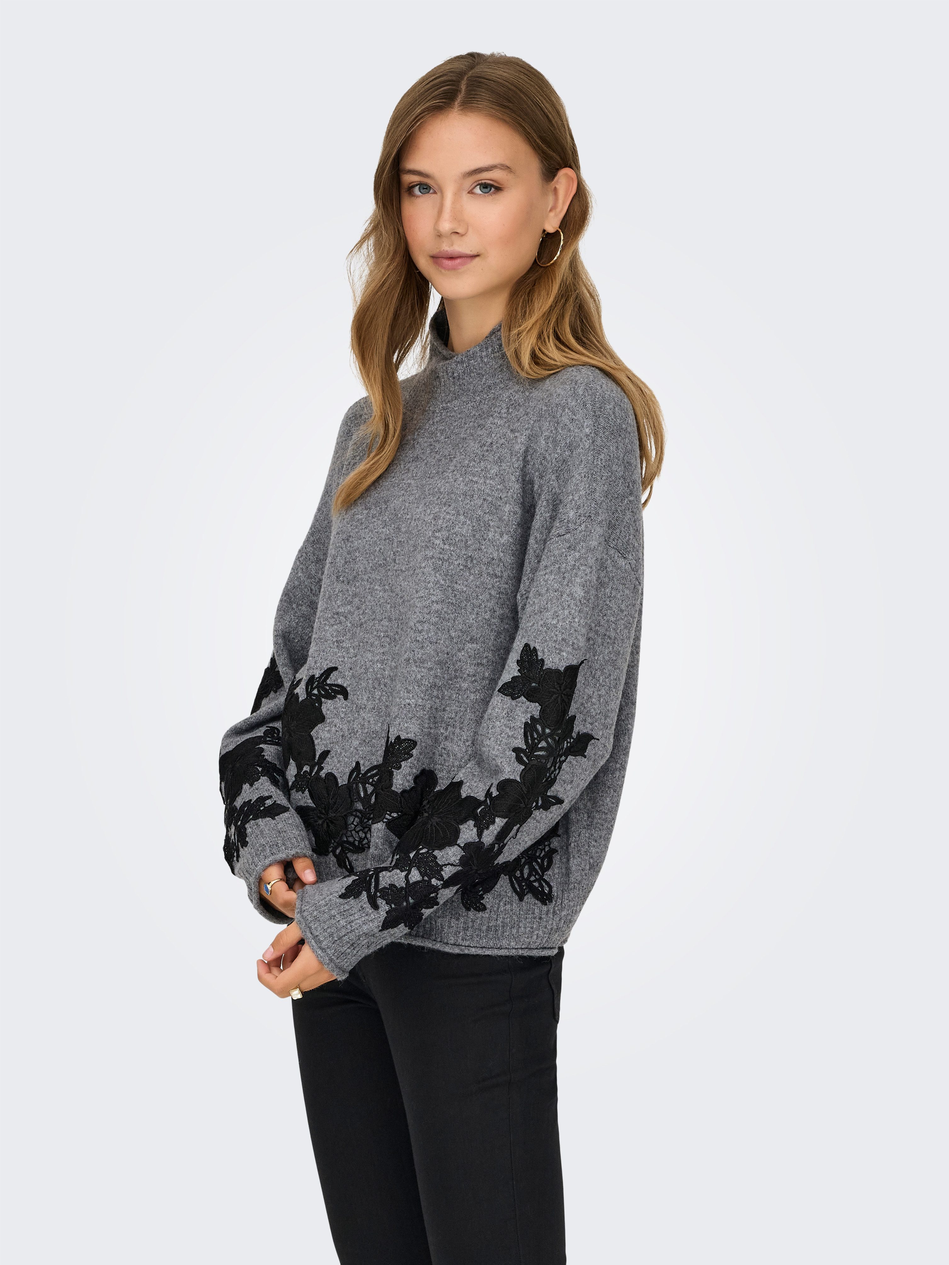 ONLY Strickpullover ONLLISA LS HIGHNECK DETAIL günstig online kaufen