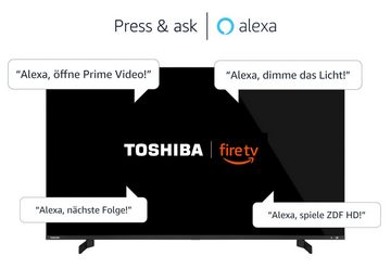 Toshiba 43QF5D63DA QLED-Fernseher (108 cm/43 Zoll, 4K Ultra HD, Fire TV, HDR Dolby Vision, Triple-Tuner, Alexa Built-In, Sound by Onkyo)