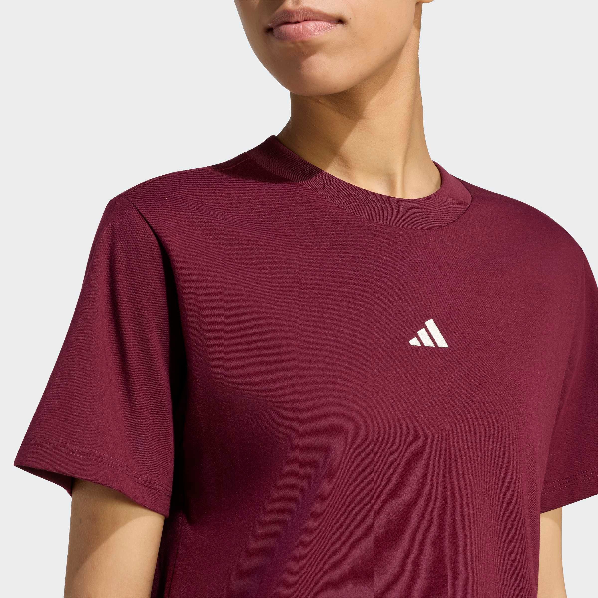 adidas Sportswear T-Shirt ESSENTIALS BAUMWOLL-, KLEINES LOGO mit kleinem 3-Streifen Logo auf der Brust, ohne Verschluss – Bild 3 von 5