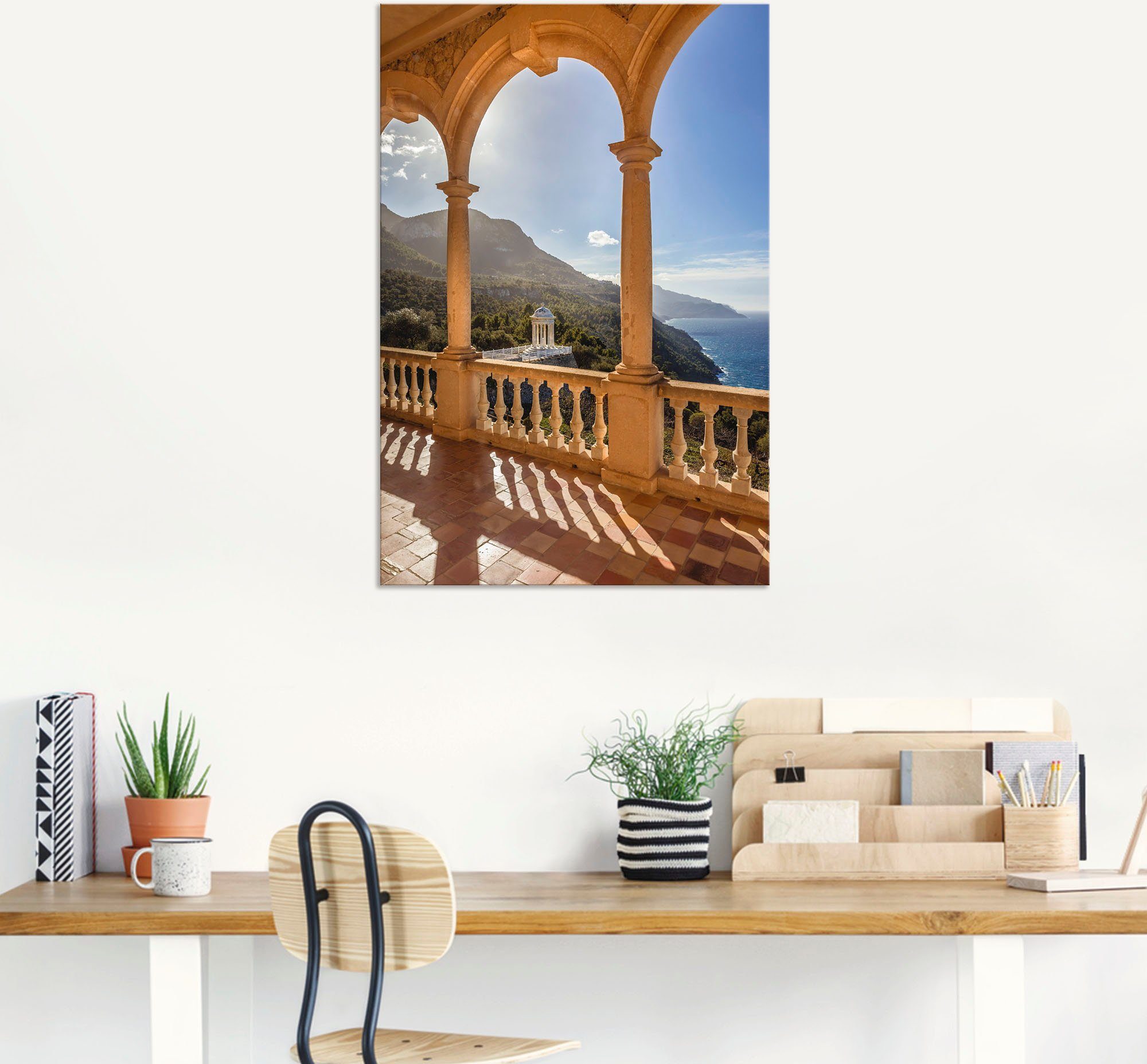 (1 Herrenhaus der Marroig Wandaufkleber Größen Leinwandbild, oder Alubild, Poster Artland in Elemente St), als Architektur Mallorca, Son Küste, Wandbild versch.