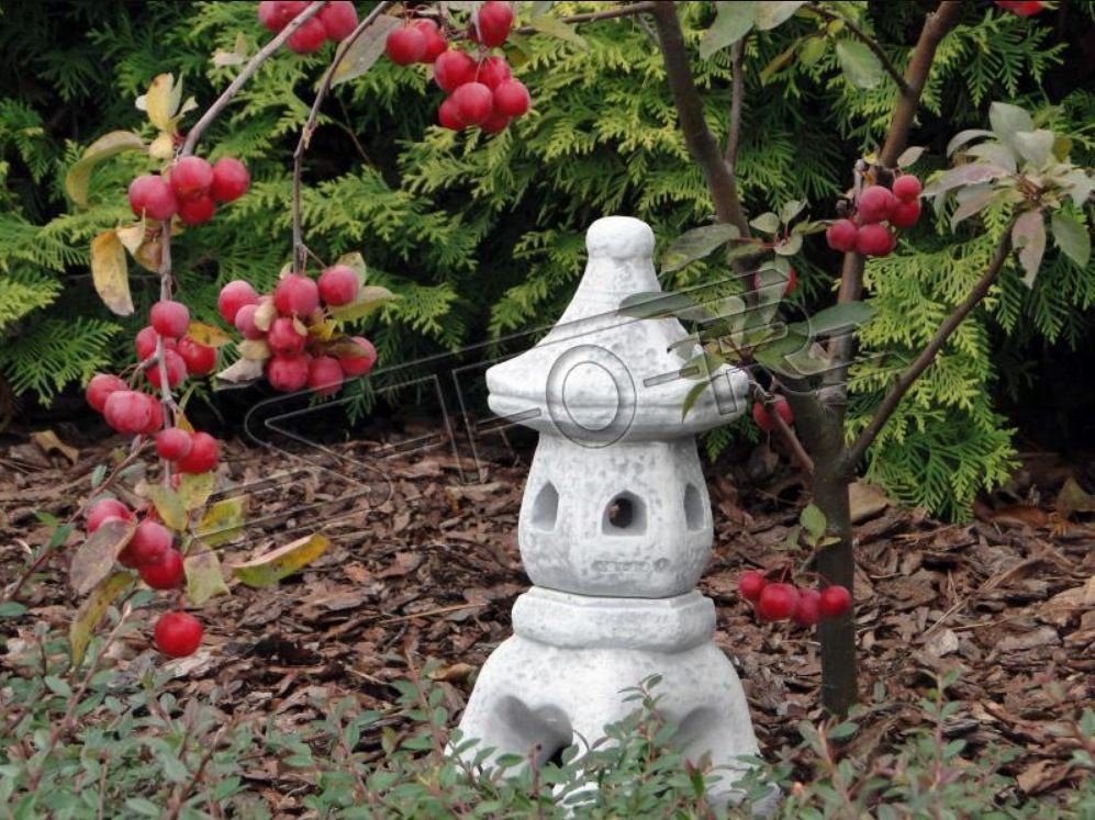 JVmoebel Skulptur Japanischer Garten Lampen Dekoration Statue Figuren Figur Statuen