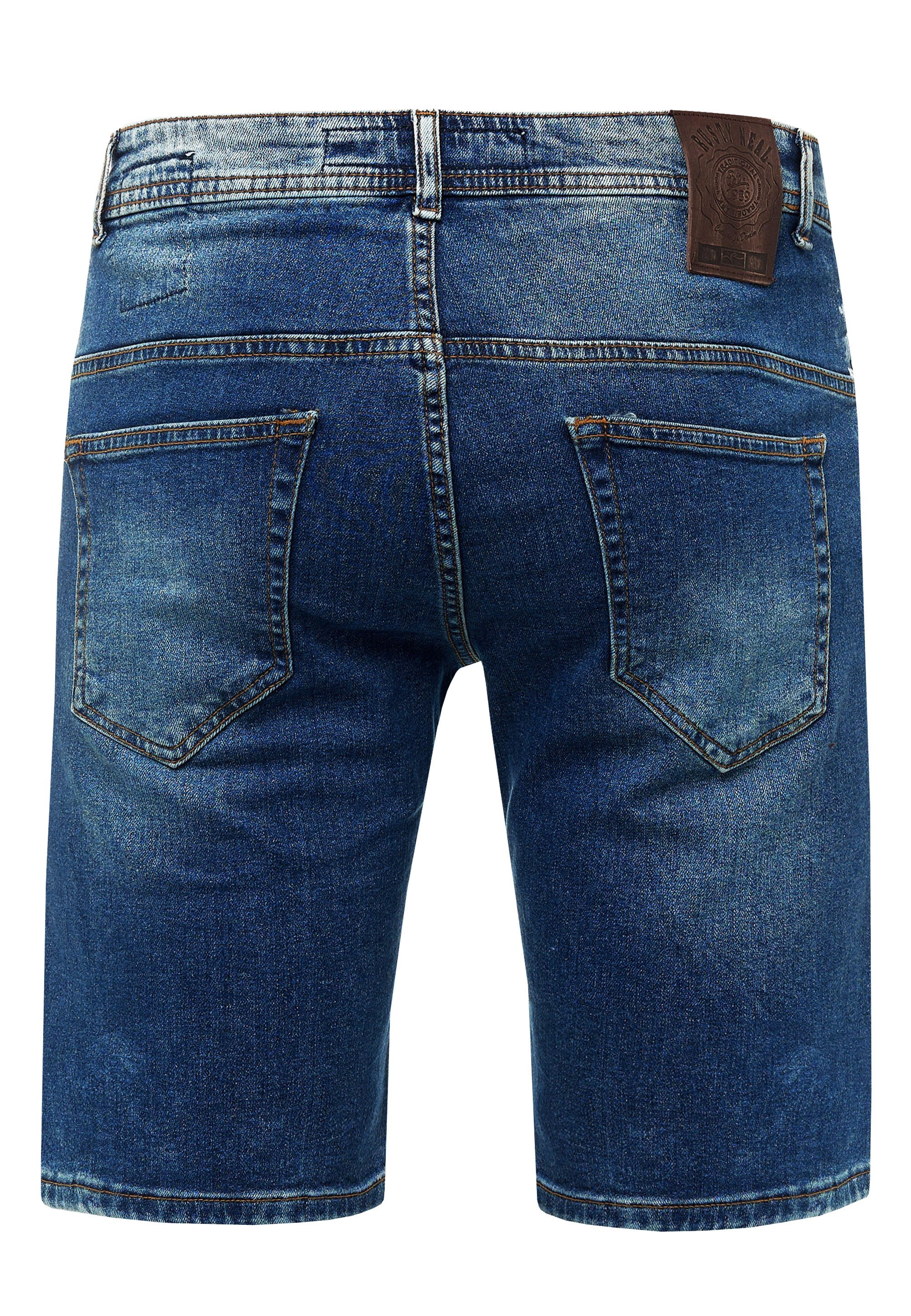 Rusty Neal Shorts Navito mit coolen Used-Details
