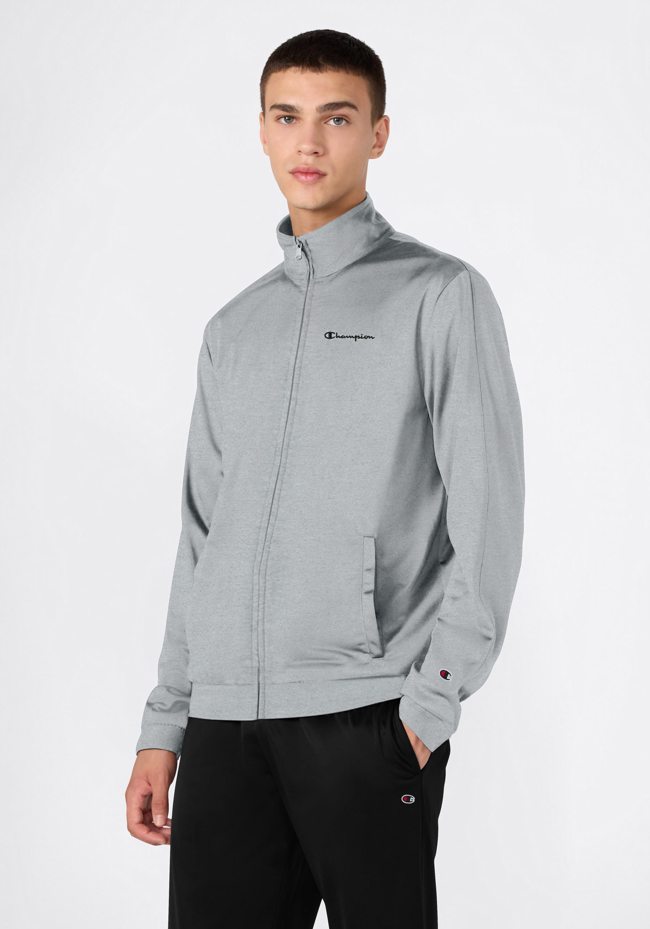 Champion Jogginganzug Terry Full Zip Sweatshirt (2-tlg), zweiteiliges Set, aus Baumwolle und Polyester, bequeme Passform