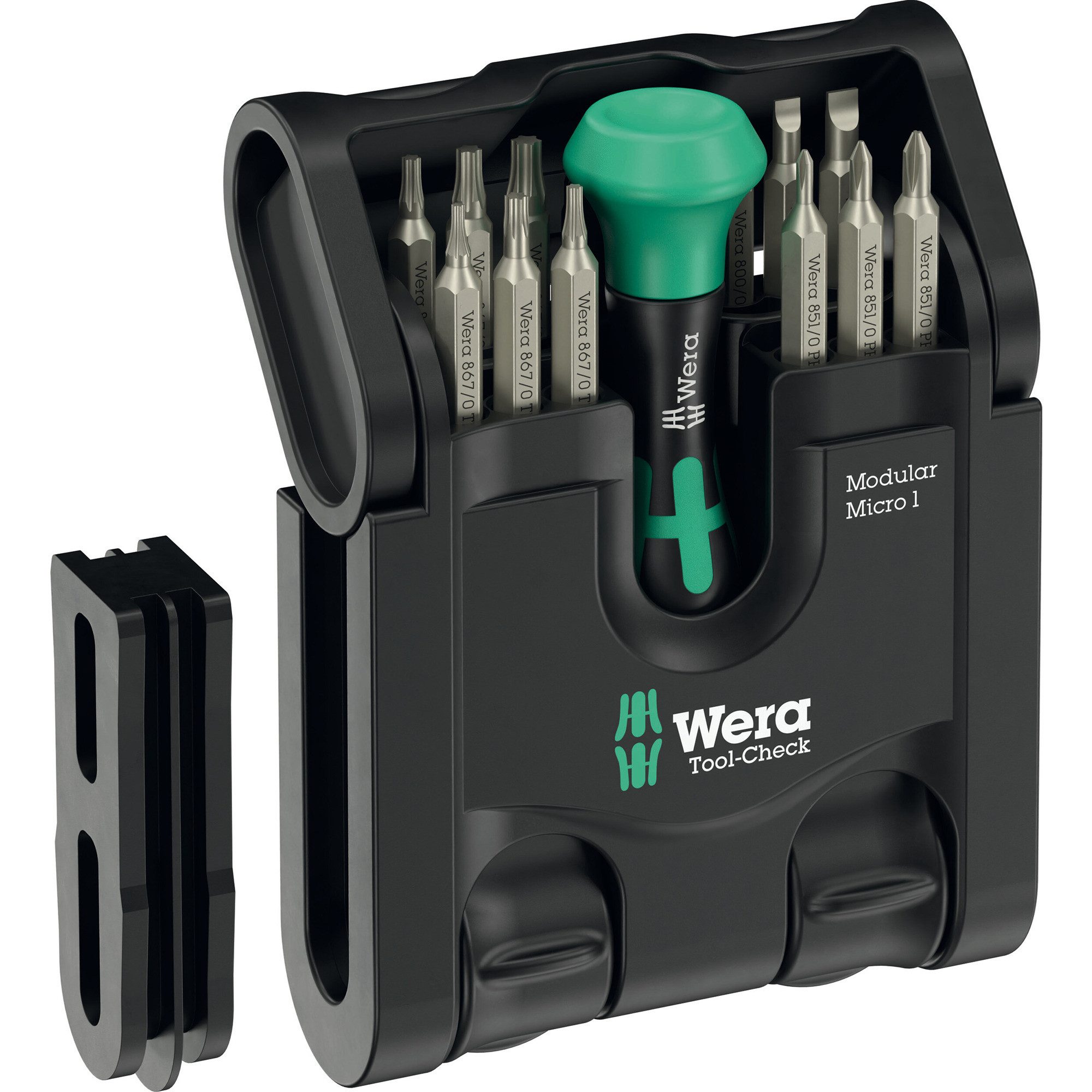 Bohrer- und Bitset Wera Tool-Check Modular Micro 1, Bit-Satz