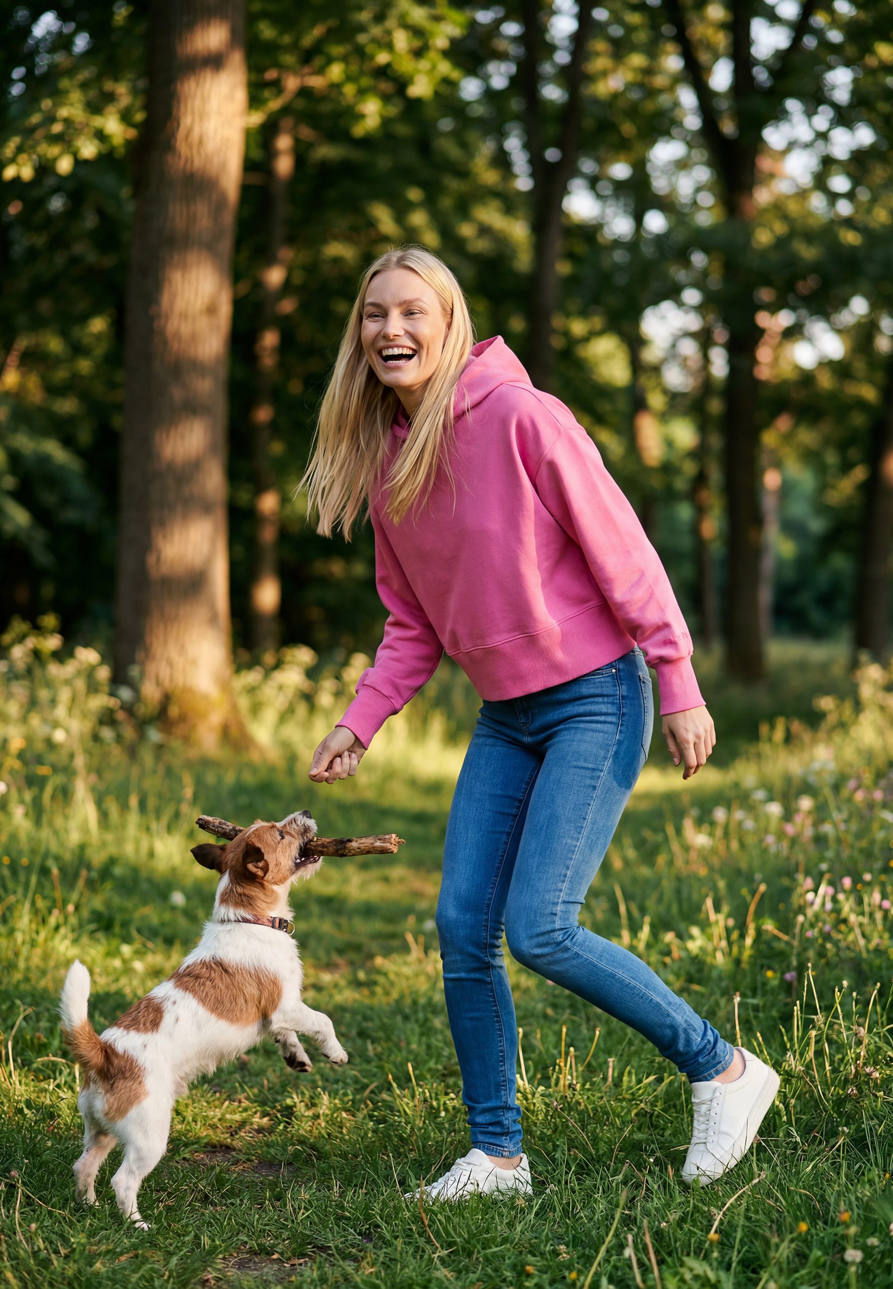 Hoodie BELEVERN Damen Relaxed-Fit