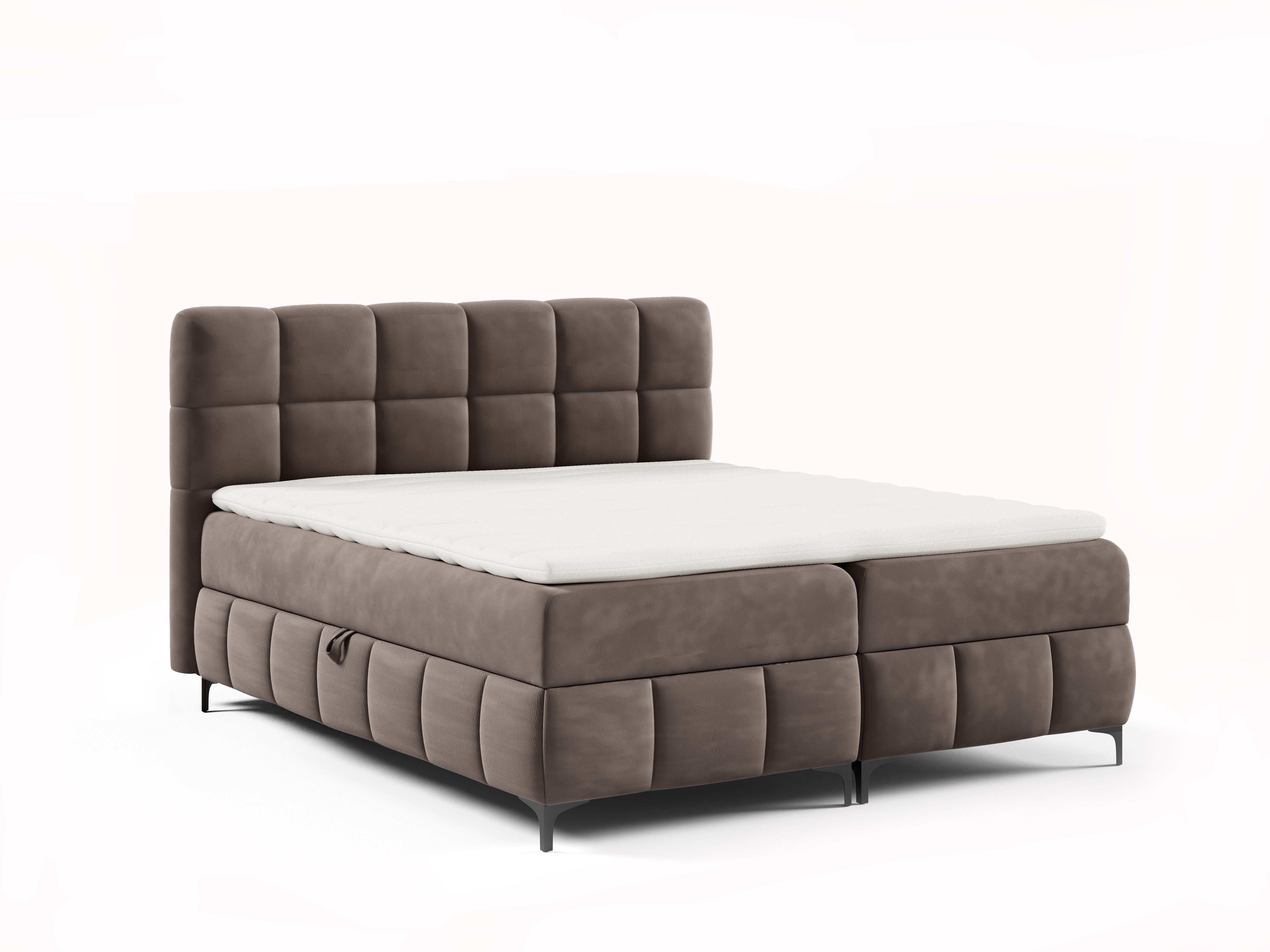 AN FURNITURE STORE Boxspringbett CYNTHIA Boxbett, Topper, Bettkasten, inkl. Topper, Bettkasten, Matratze