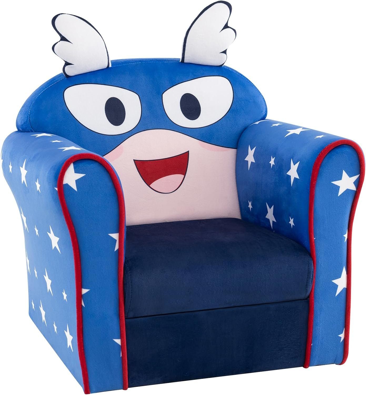 KOMFOTTEU Kindersofa Kindermöbel, aus Samtstoff & günstig online kaufen