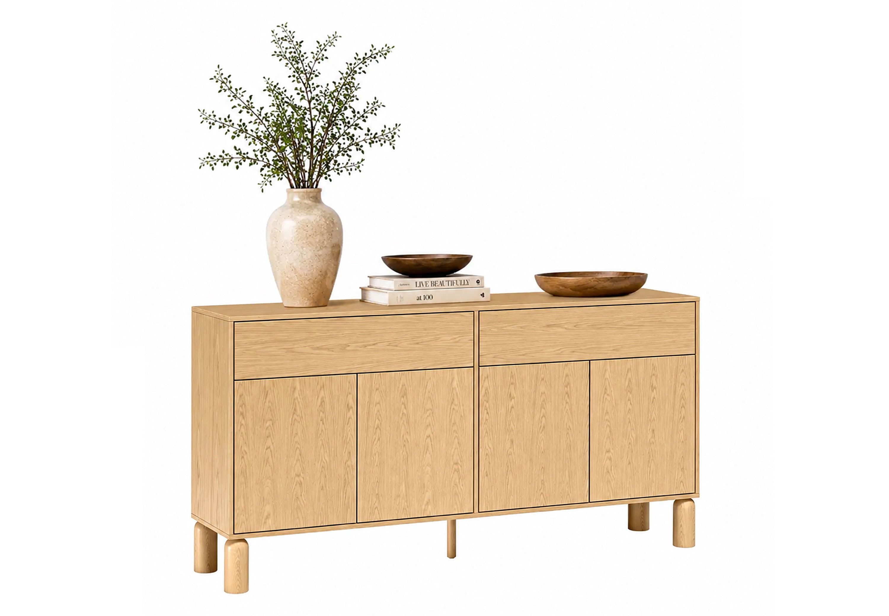 Lookway Kommode LINDEN mit Schubladen, Breite: 180 cm