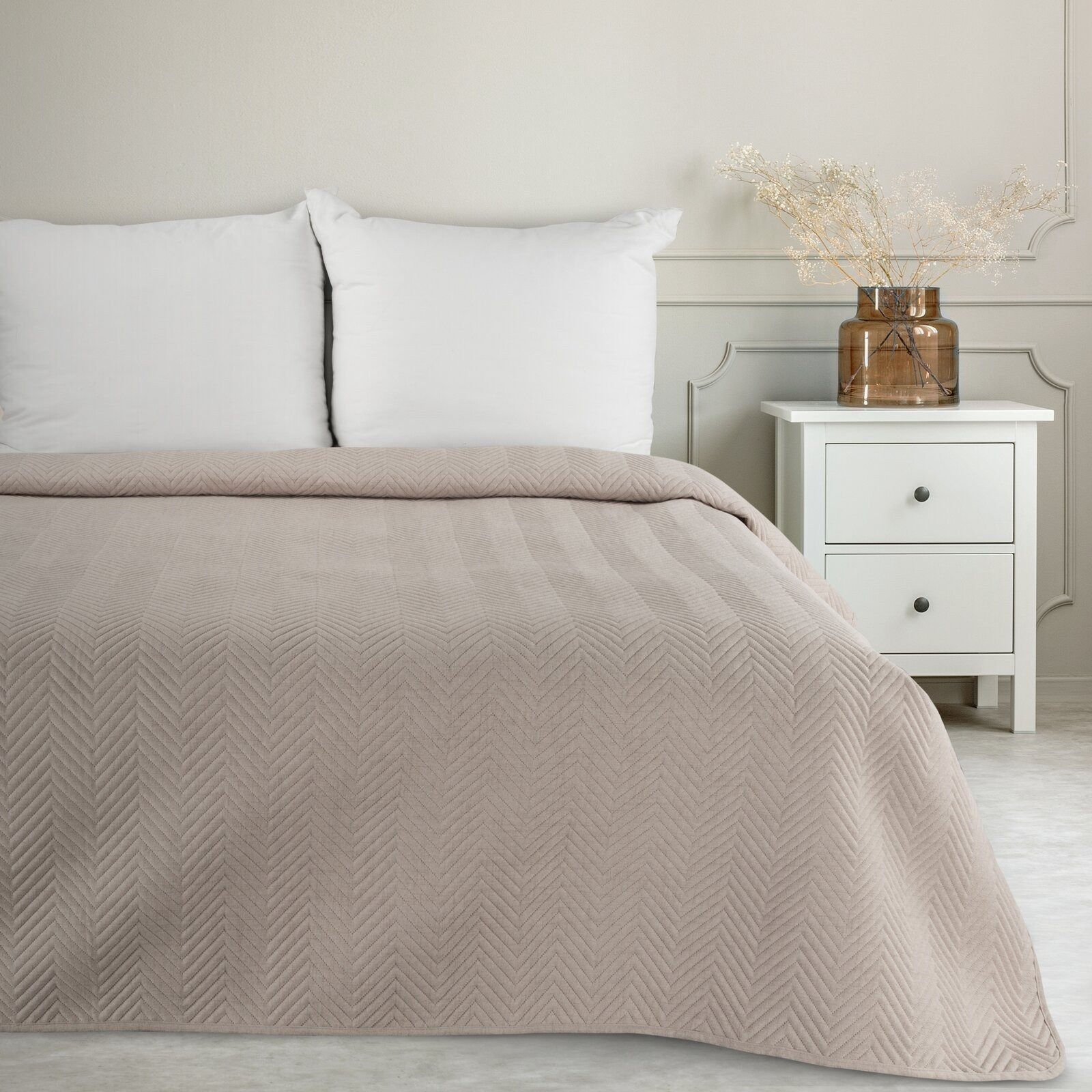 Eurofirany Bettüberwurf Steppdecke, Zweiseitiger Überwurf Tagesdecke 200x22 günstig online kaufen