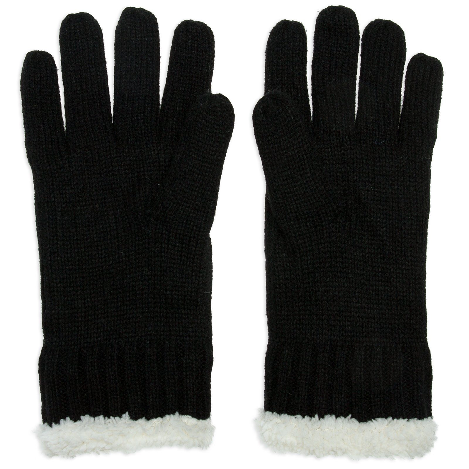 Caspar Strickhandschuhe GLV009 warm gefütterte Damen Strick Handschuhe günstig online kaufen