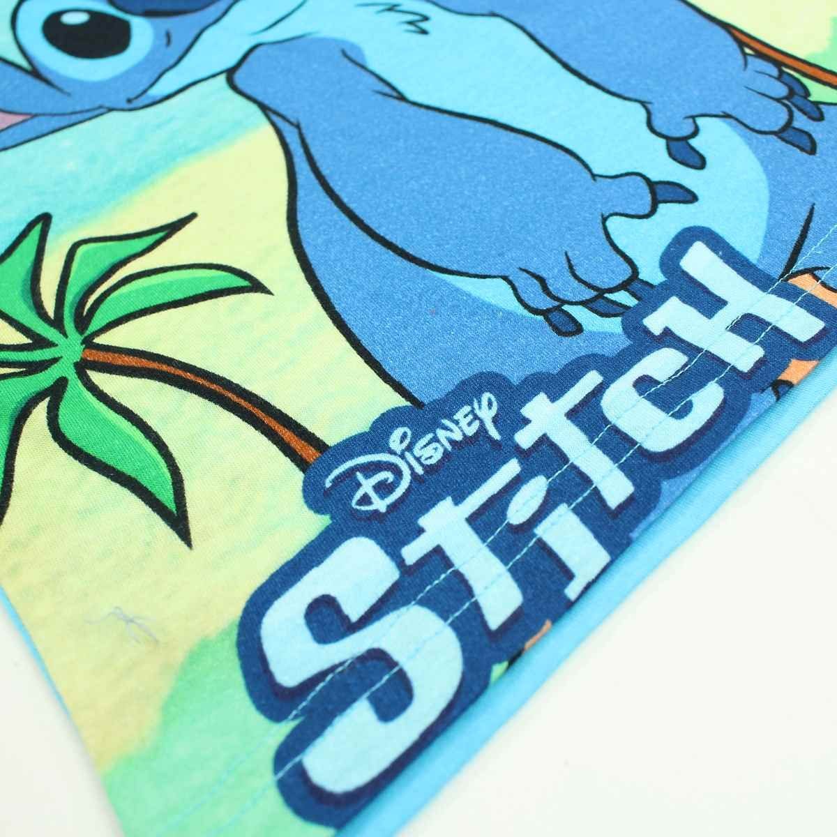 Lilo & Stitch 98 & tlg) Jungen T -Shirt Shorty Hose cm Gr. 128 Set Hellblau Kurze - (2